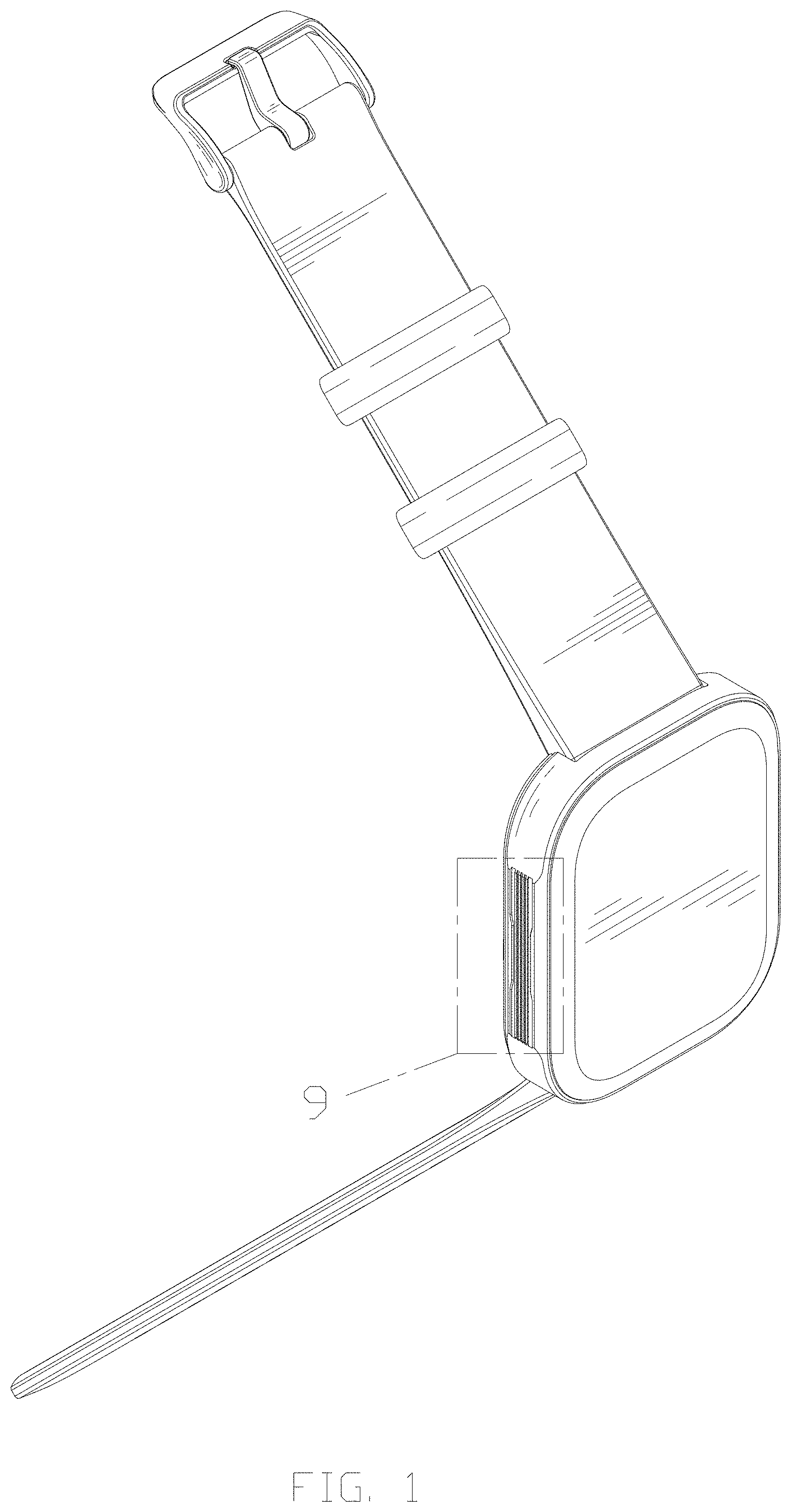 Patent USD1001124 — Smart watch — Figure 1