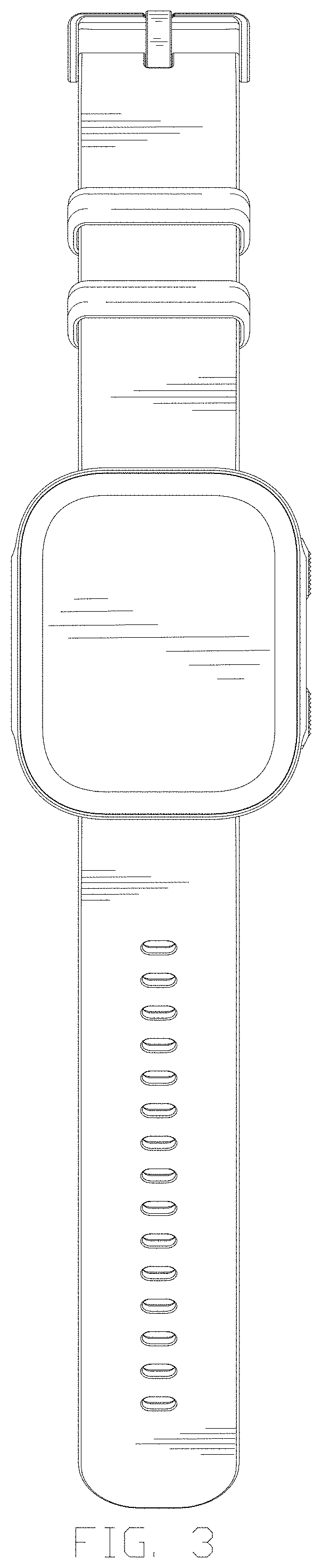 Patent USD1001124 Figure 3 – Smart watch