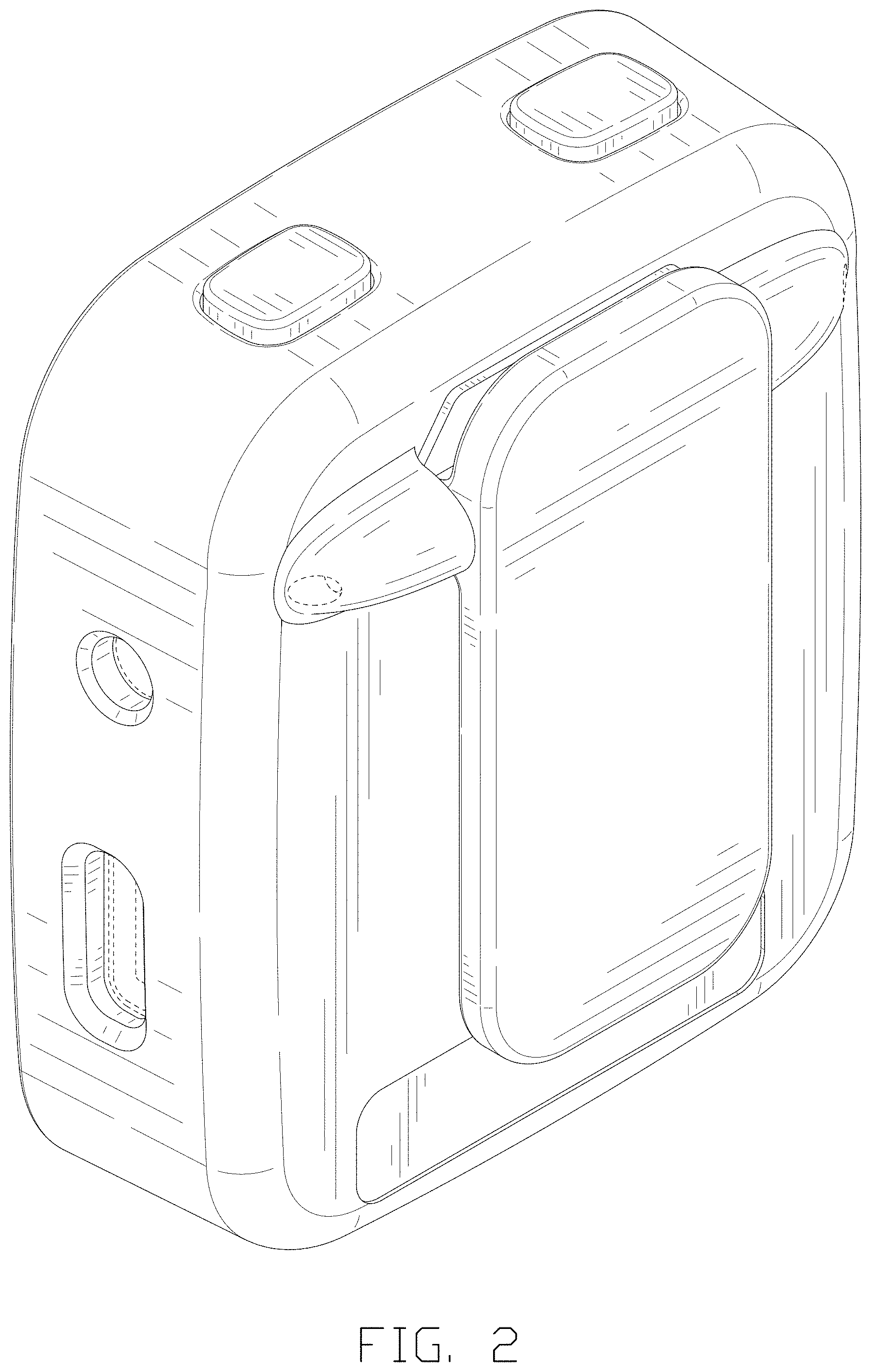 Patent USD1001125 Figure 2 – Combined wireless microphone transmitter and receiver