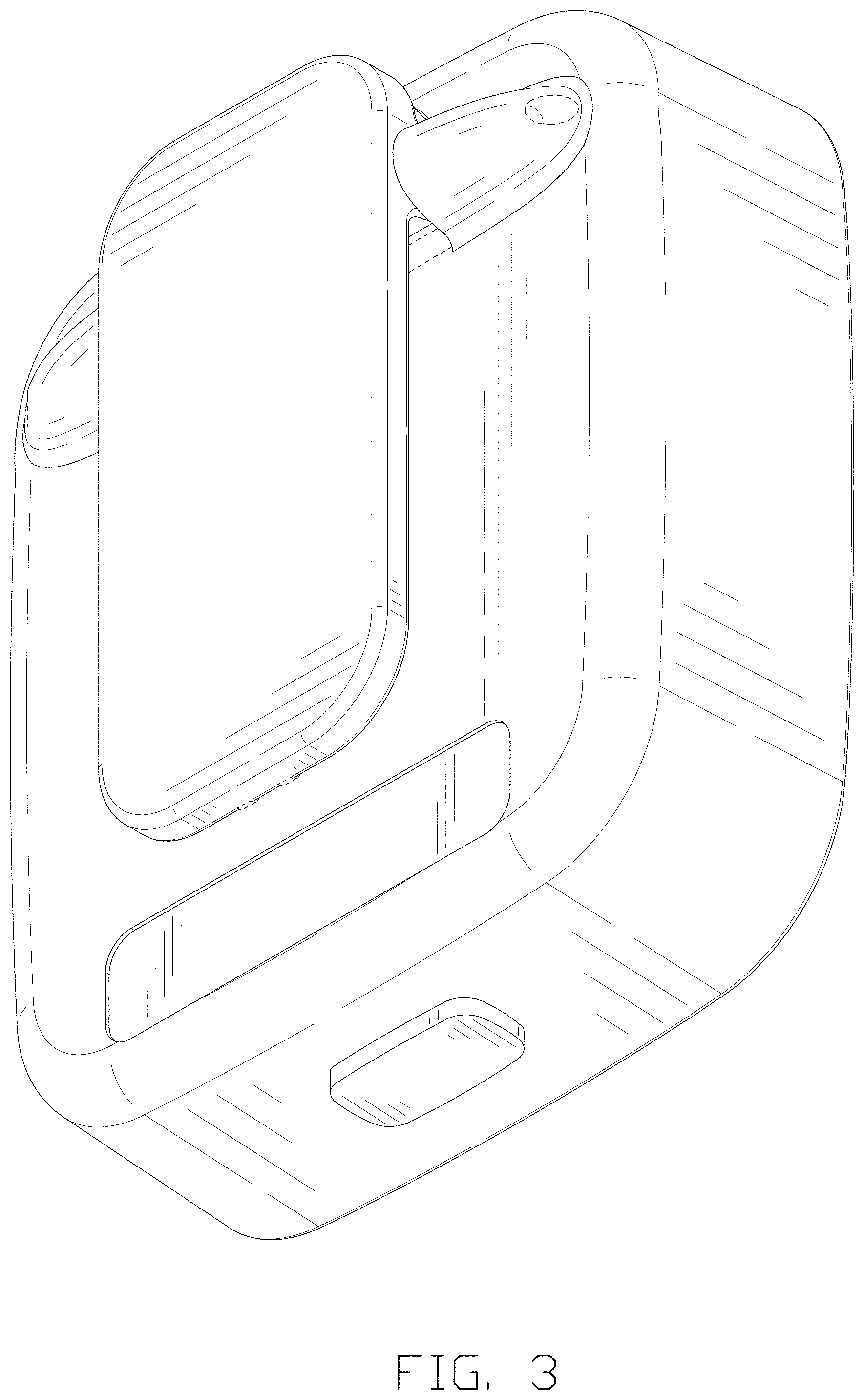 Patent USD1001125 Figure 3 – Combined wireless microphone transmitter and receiver