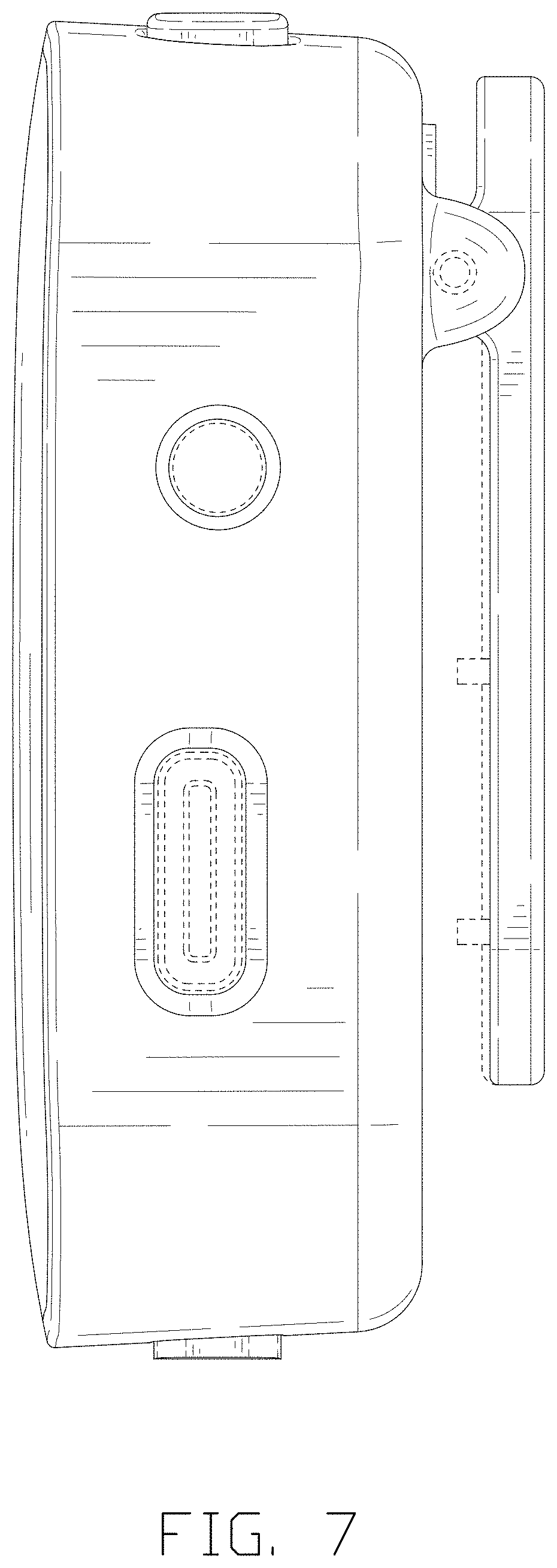 Patent USD1001125 Figure 7 – Combined wireless microphone transmitter and receiver