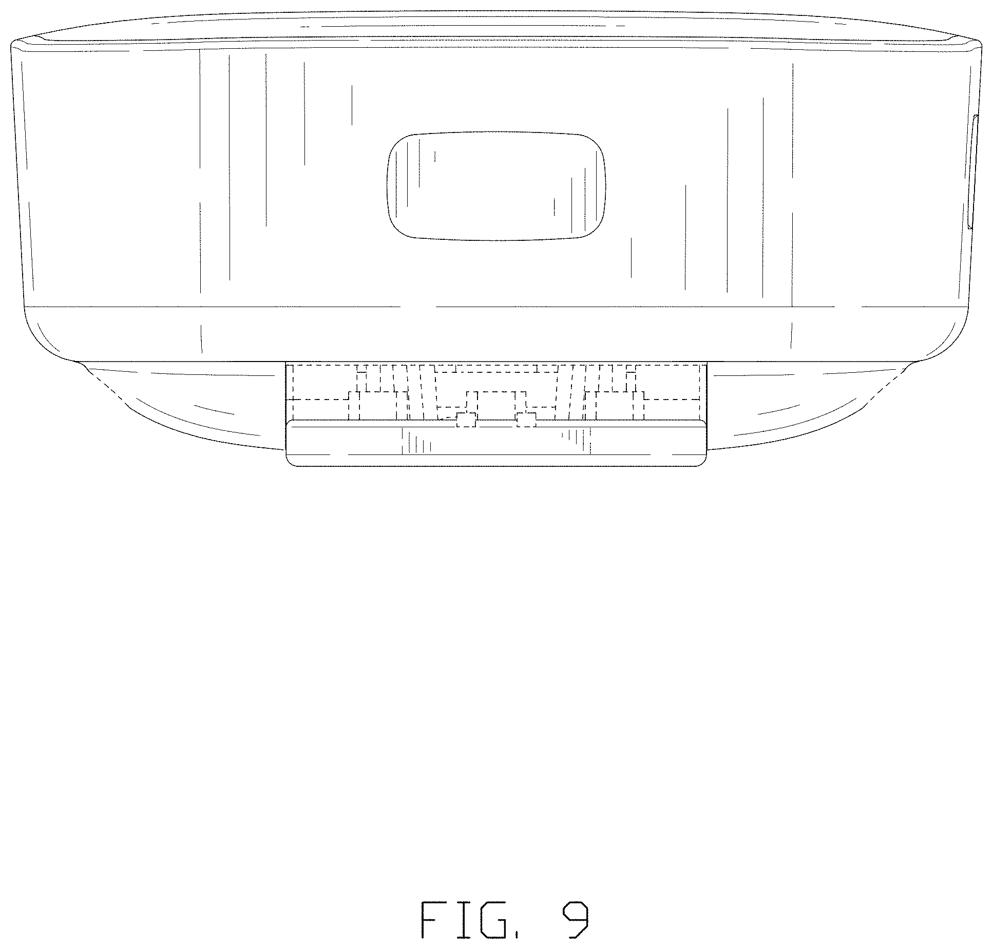 Patent USD1001125 Figure 9 – Combined wireless microphone transmitter and receiver