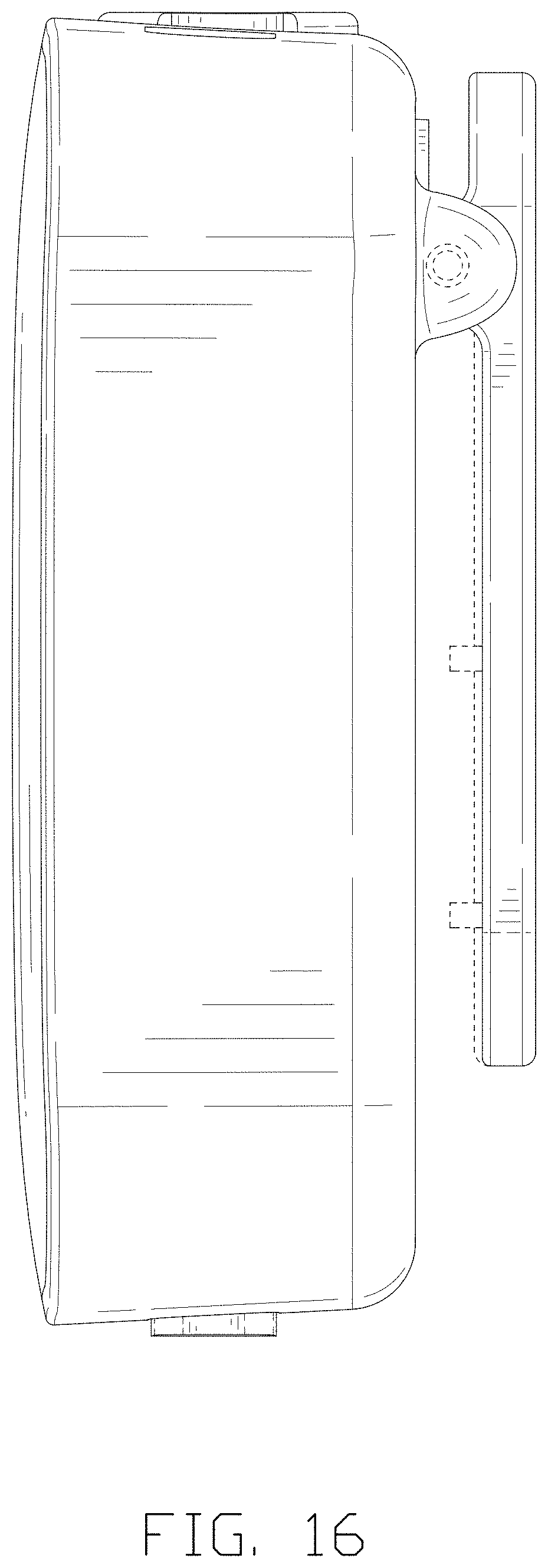 Patent USD1001125 Figure 16 – Combined wireless microphone transmitter and receiver