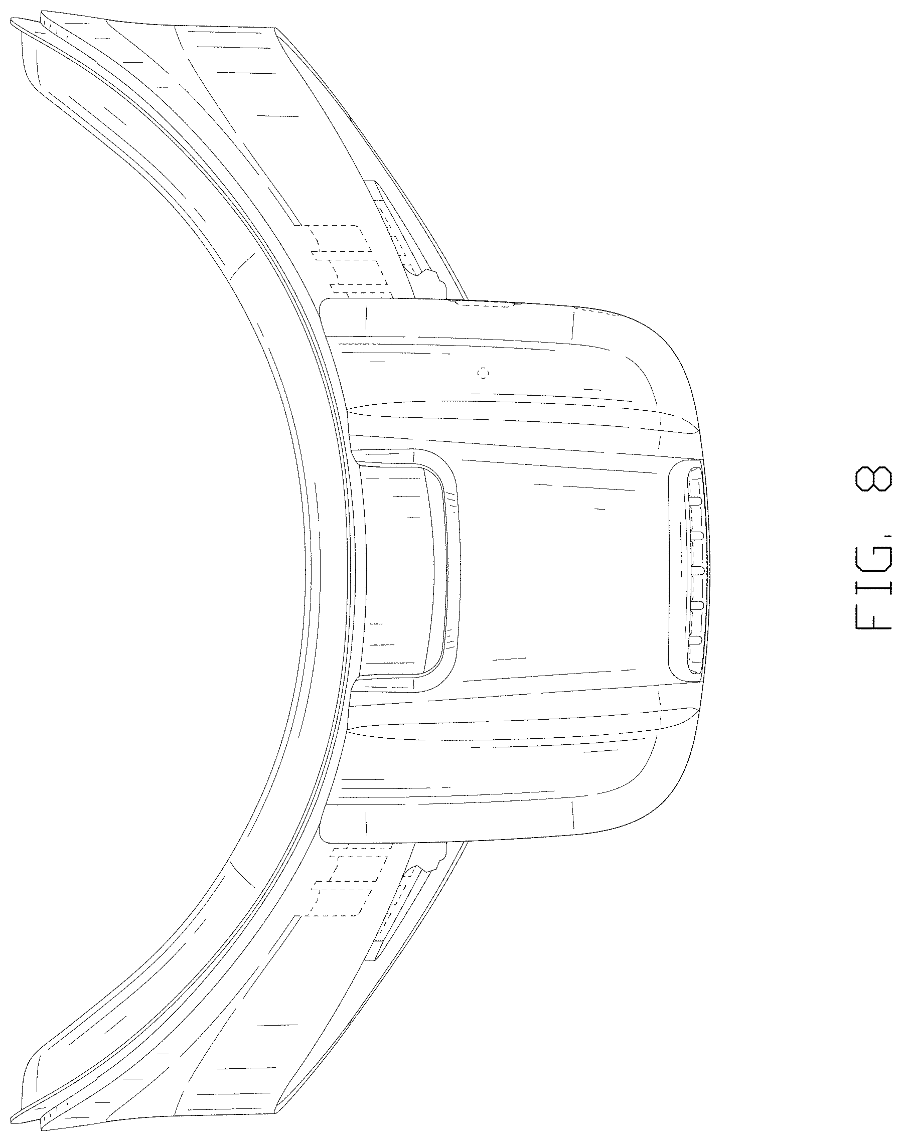 Patent USD1001127 Figure 8 – Accessory for virtual reality headset