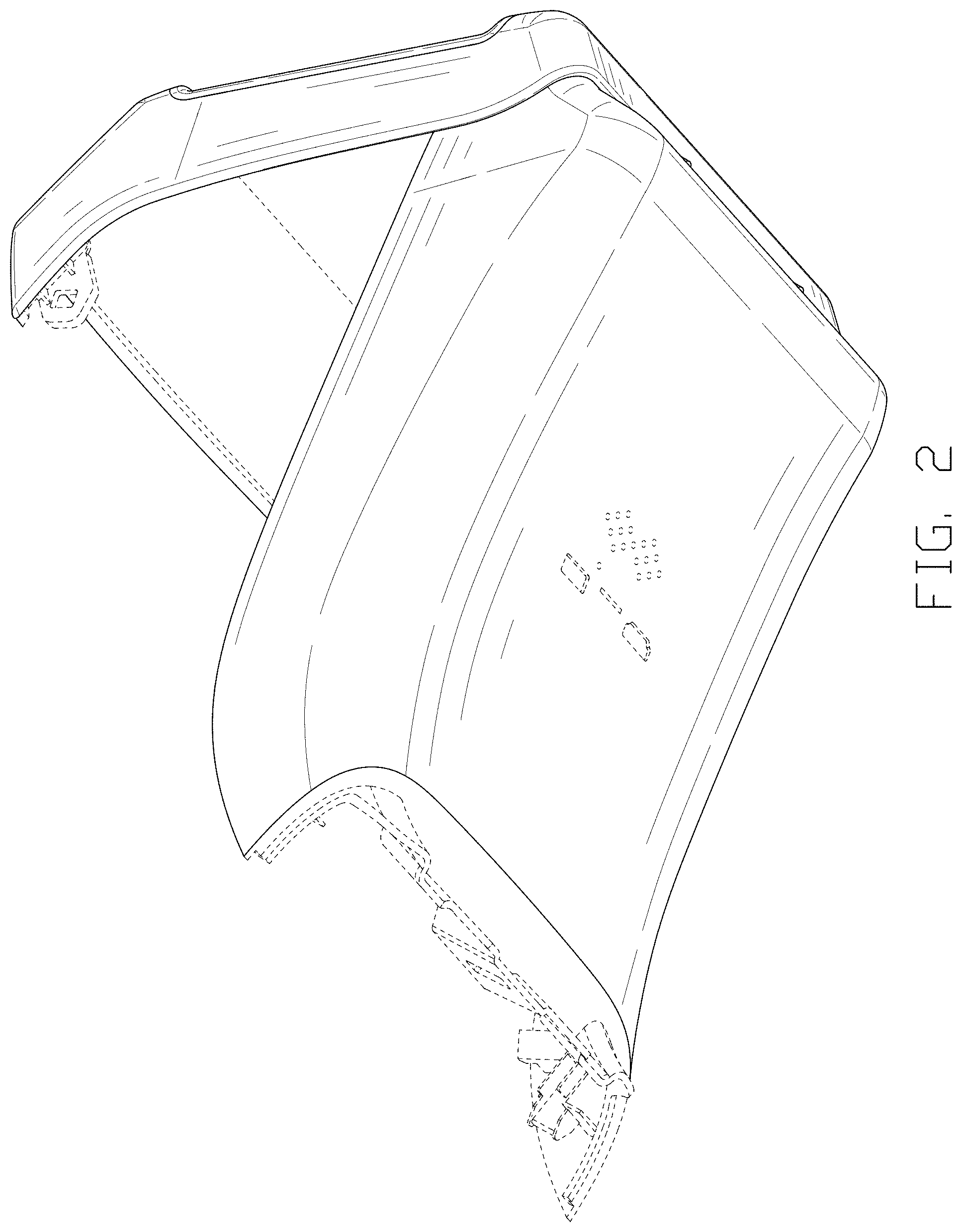 Patent USD1001132 Figure 2 – In-vehicle infotainment device with a touch display