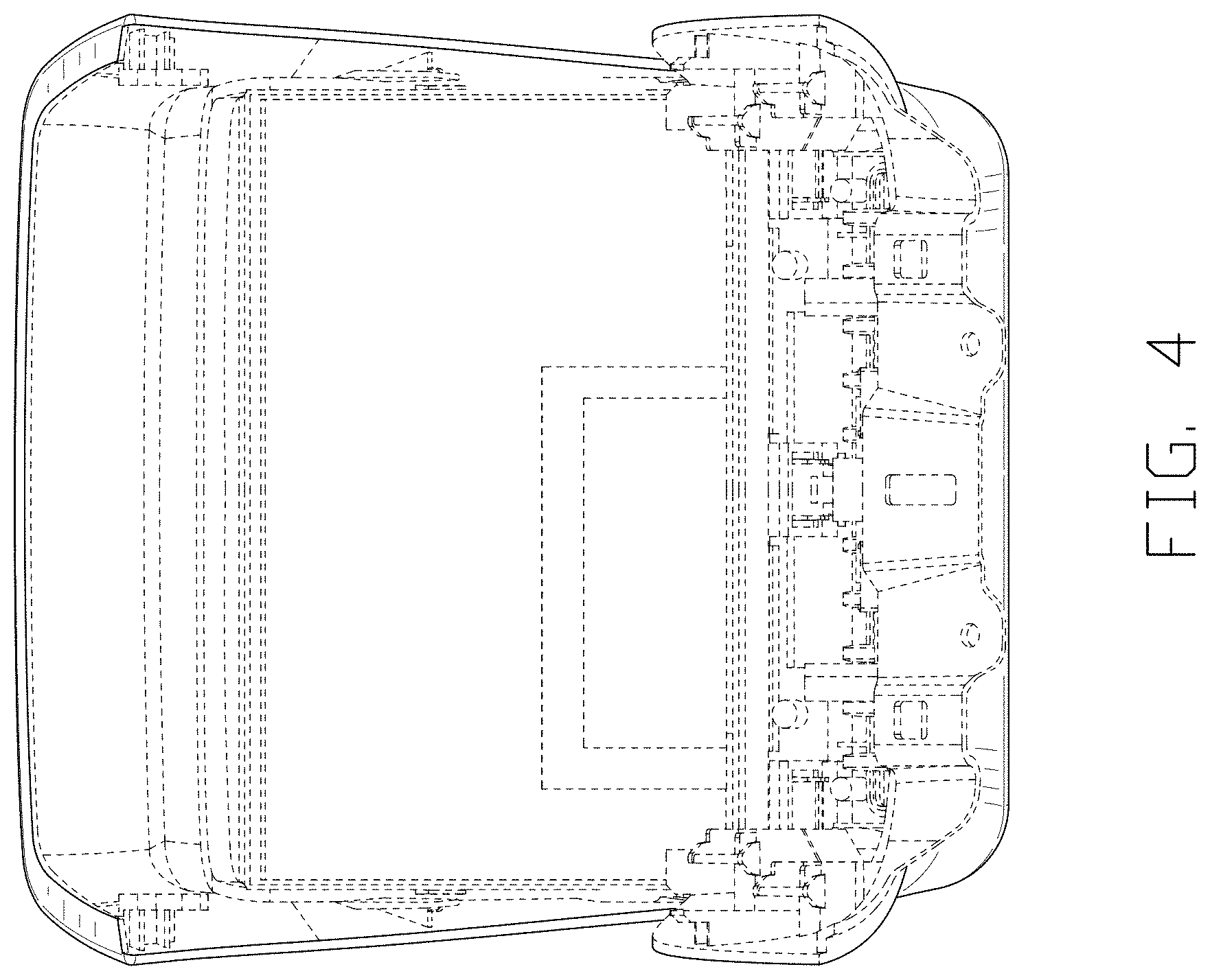 Patent USD1001132 Figure 4 – In-vehicle infotainment device with a touch display
