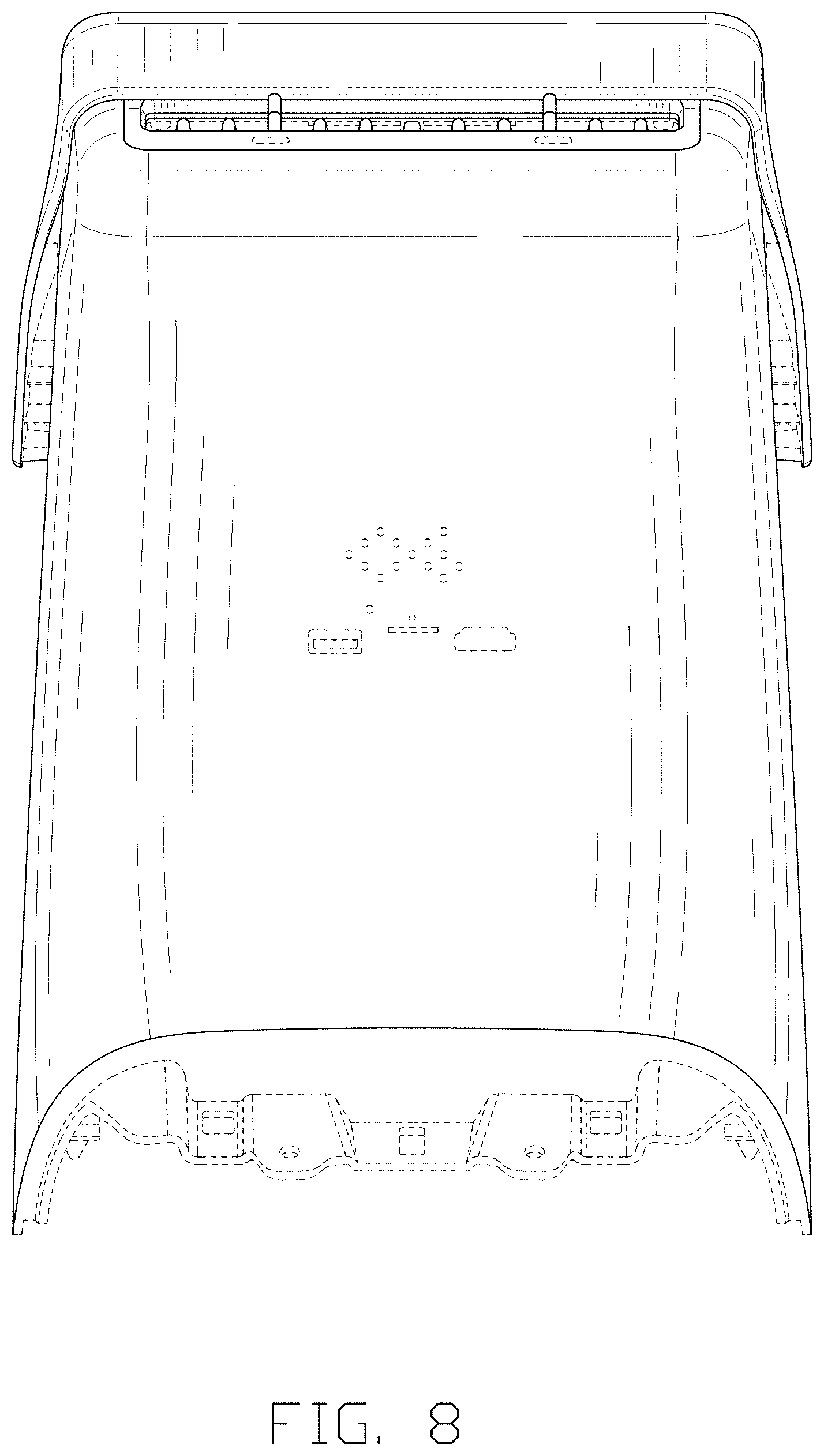 Patent USD1001132 Figure 8 – In-vehicle infotainment device with a touch display