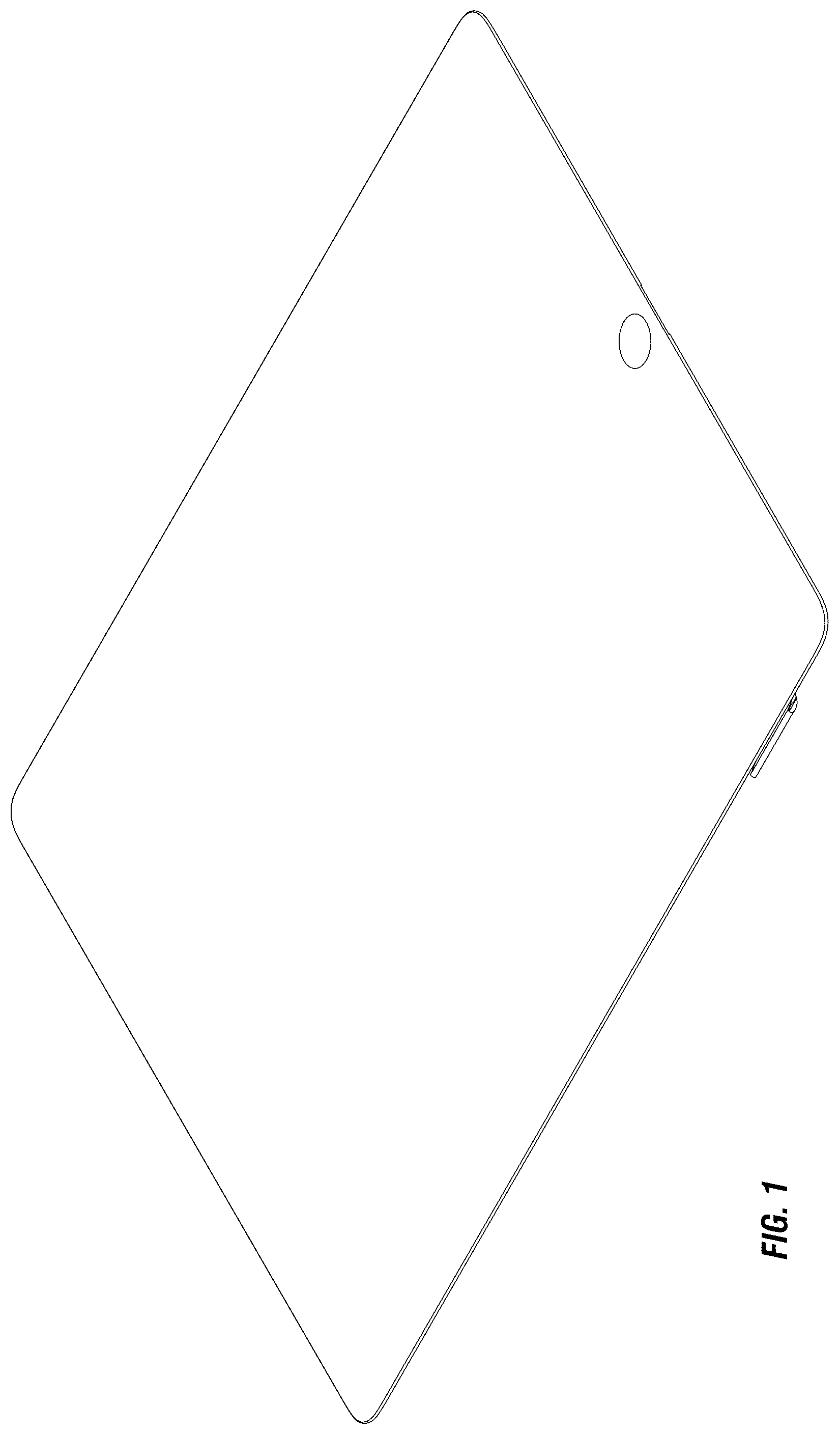 Patent USD1001134 Figure 1 – Display for a portable display device