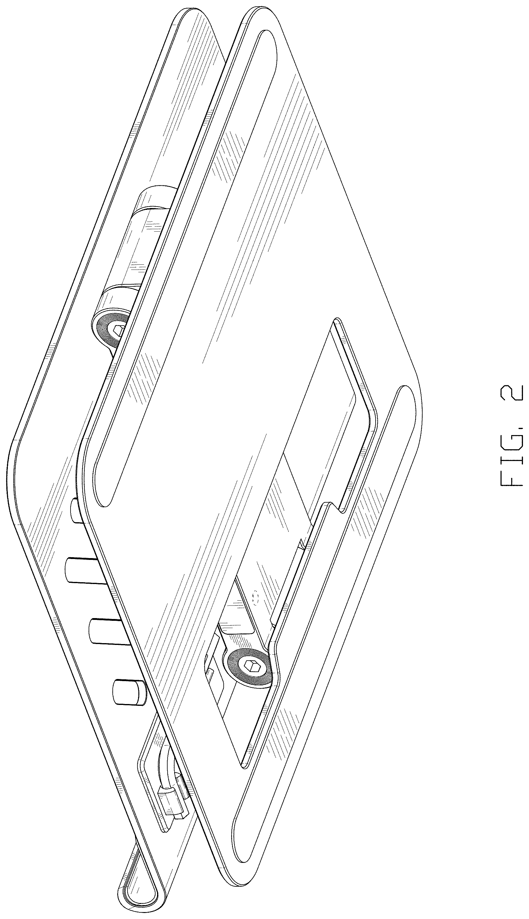 Patent USD1001135 Figure 2 – Laptop stand