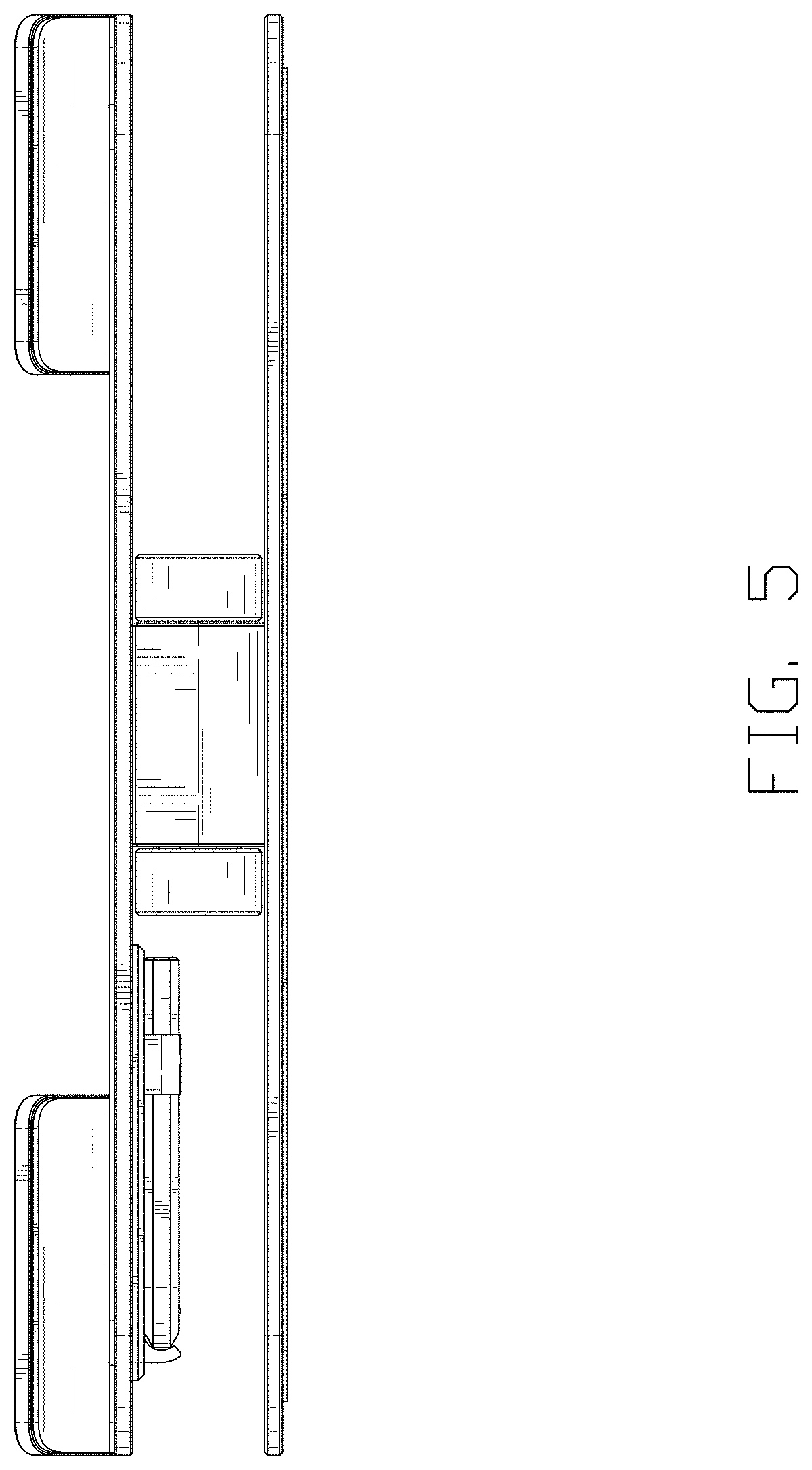 Patent USD1001135 Figure 5 – Laptop stand