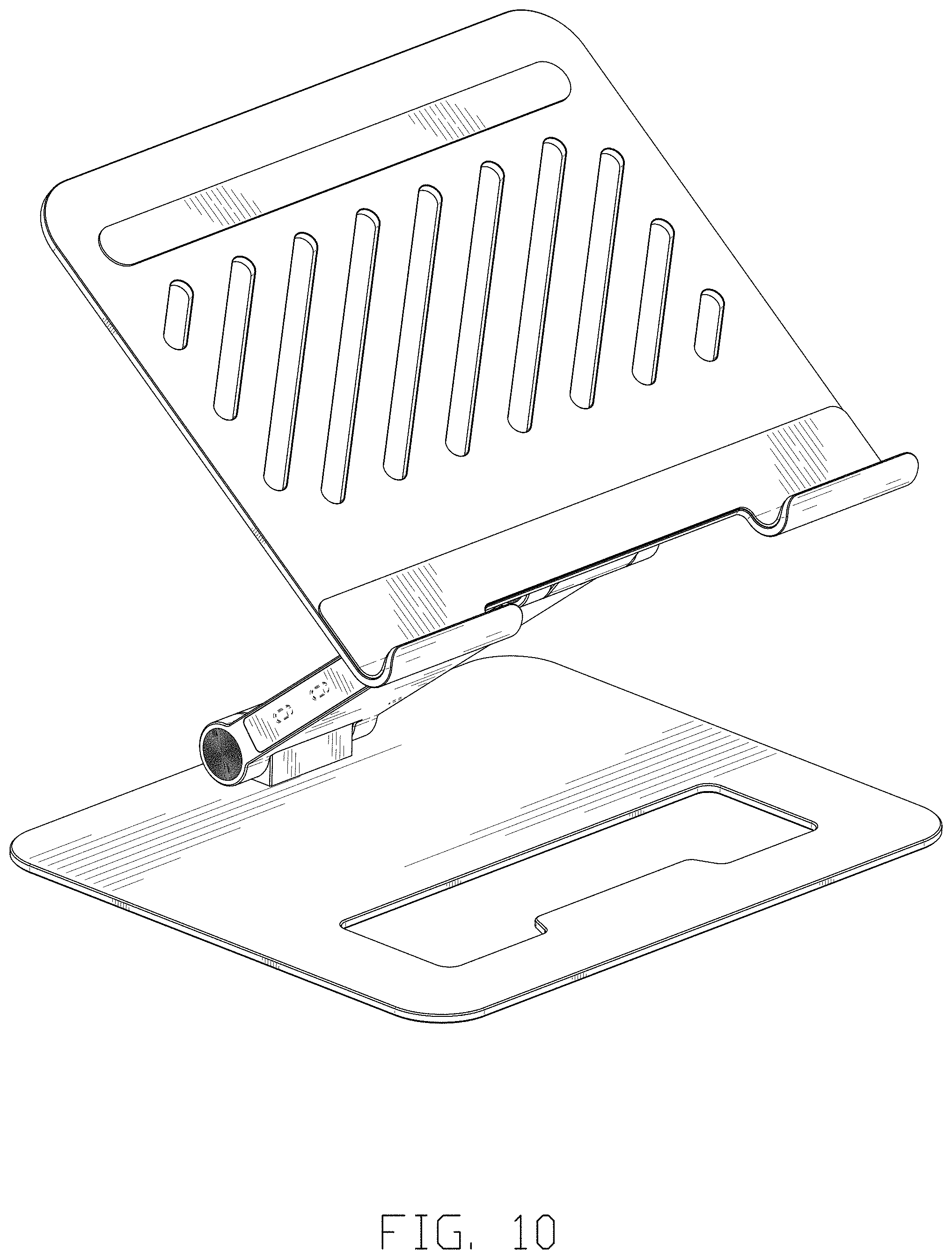 Patent USD1001135 Figure 10 – Laptop stand