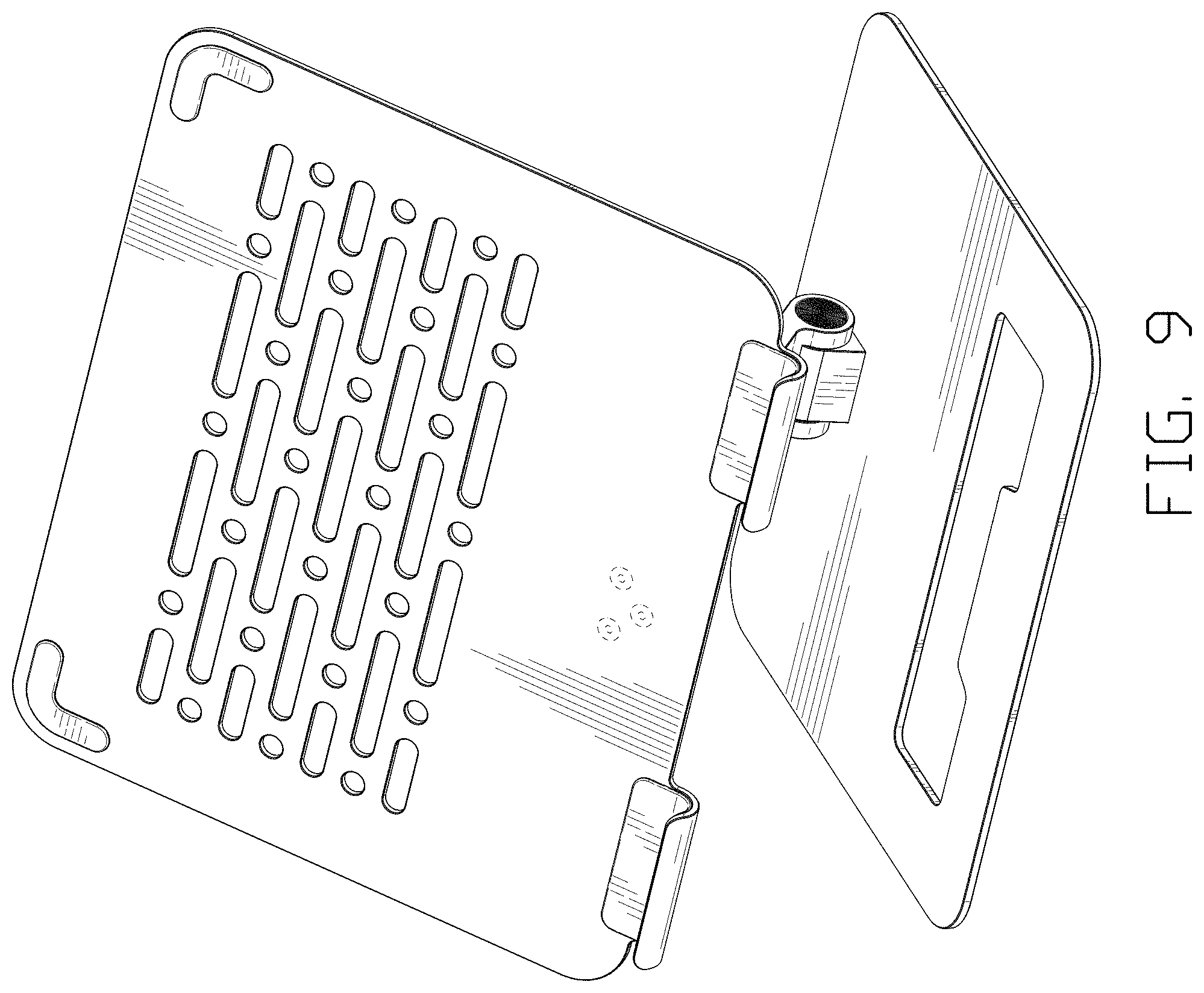 Patent USD1001136 Figure 9 – Laptop stand