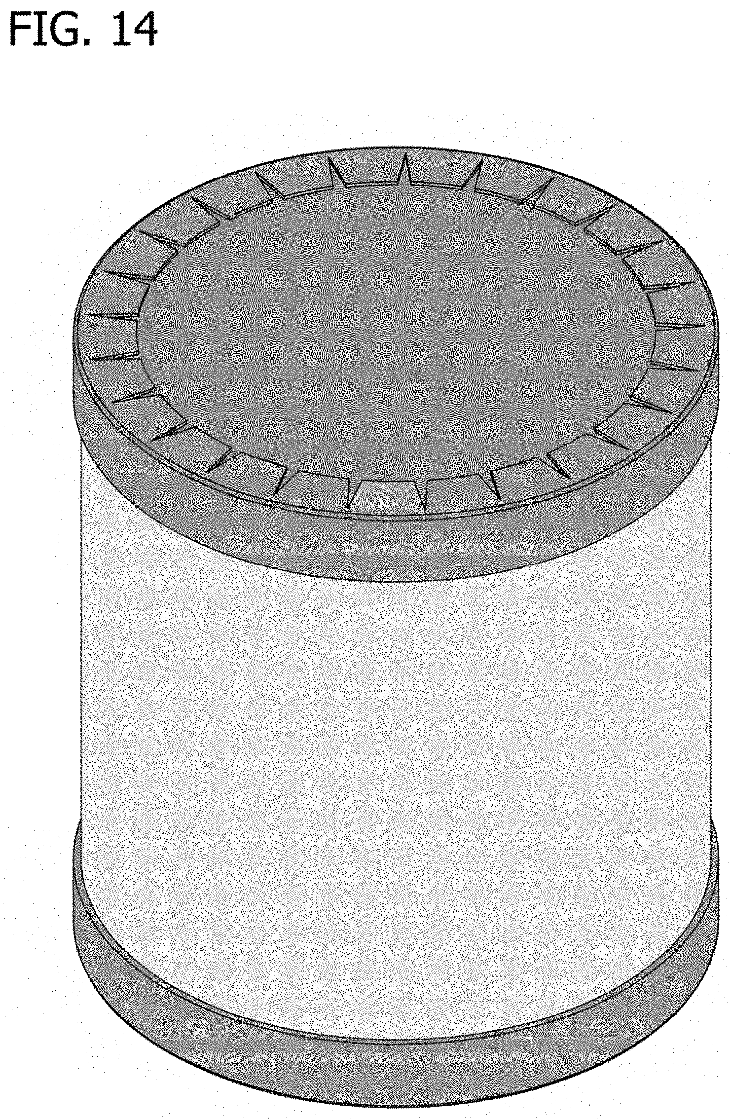Patent USD1001137 Figure 14 – Film roll with edge protectors