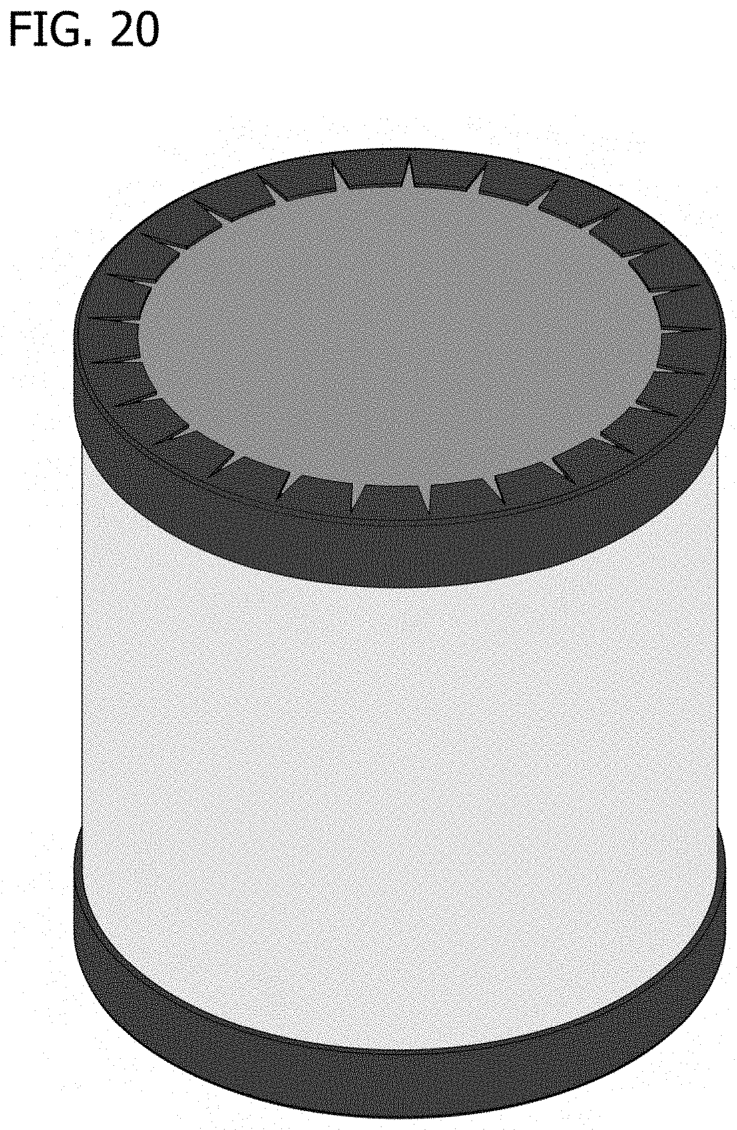 Patent USD1001137 Figure 20 – Film roll with edge protectors