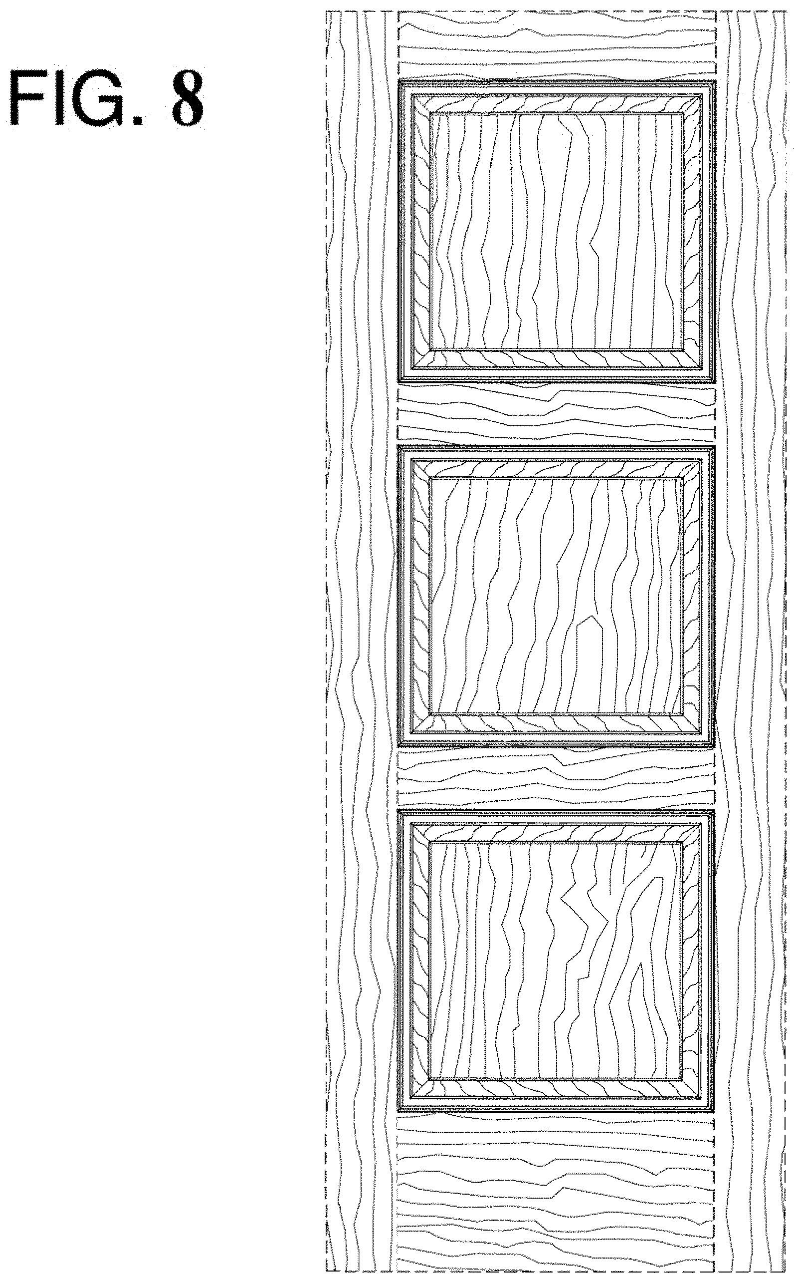 Patent USD1001138 Figure 8 – Door facing