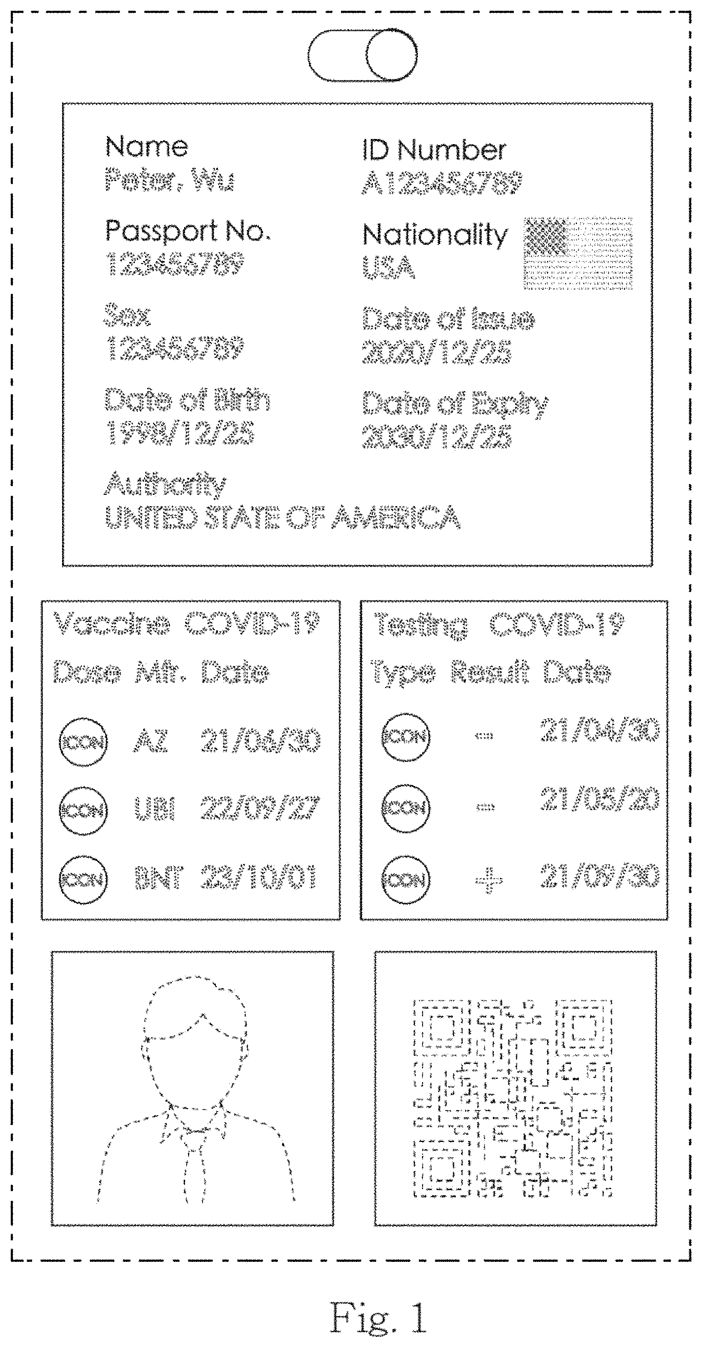 Patent USD1001143 Figure 1 – Display screen or portion thereof with a graphical user interface