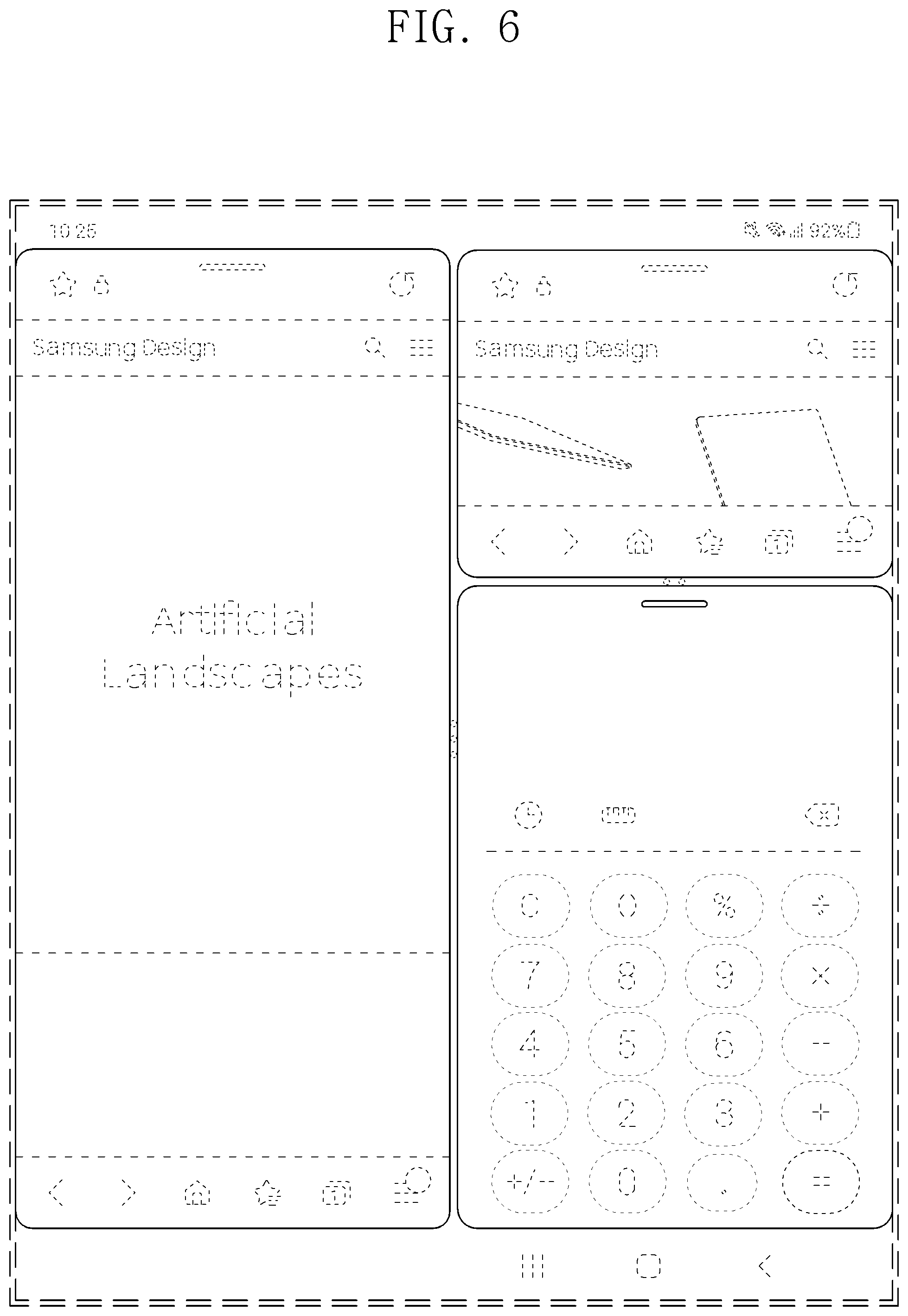 Patent USD1001155 Figure 6 – Display screen or portion thereof with transitional graphical user interface
