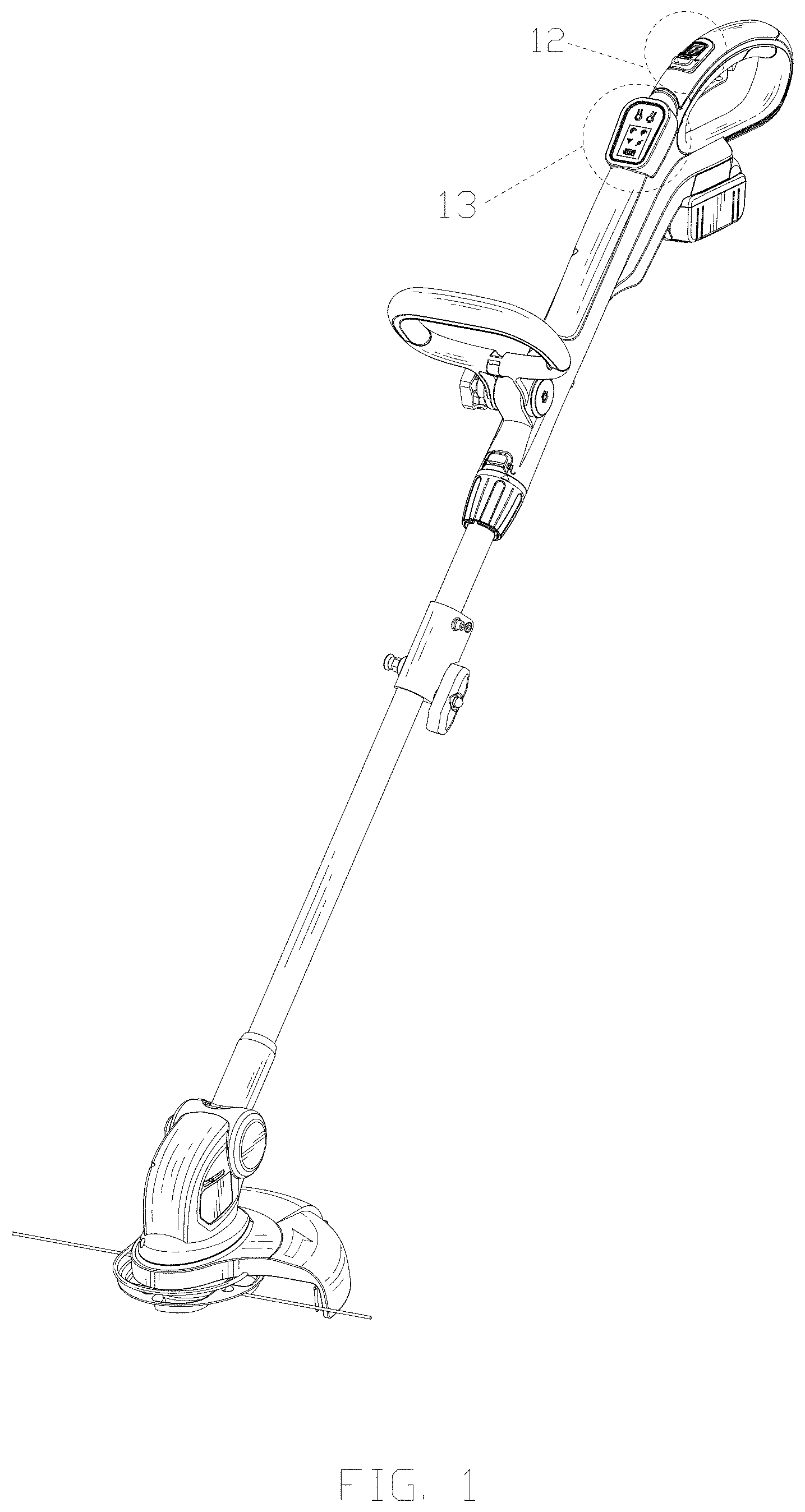 Patent USD1001160 Figure 1 – Lawn mower