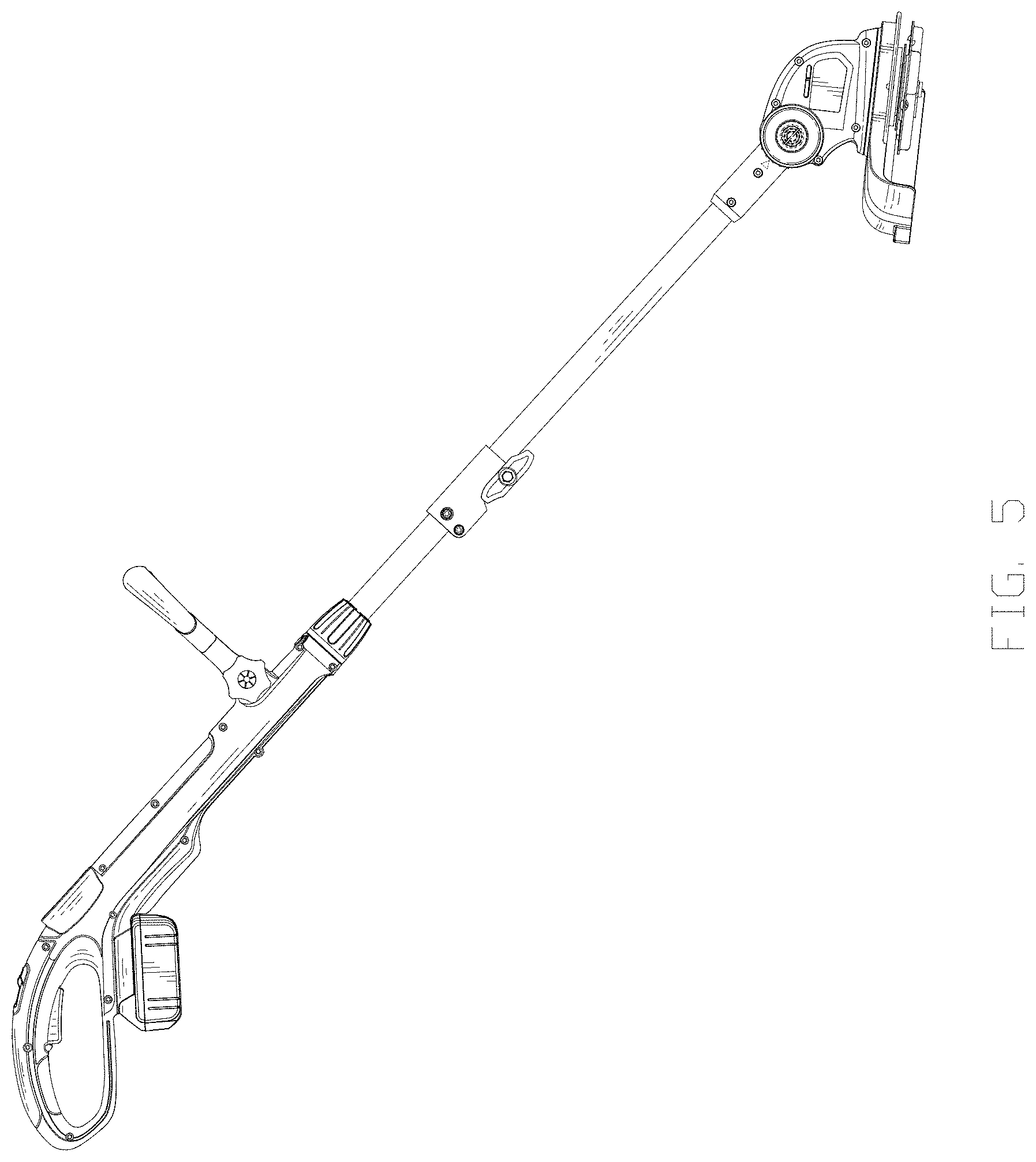 Patent USD1001160 Figure 5 – Lawn mower
