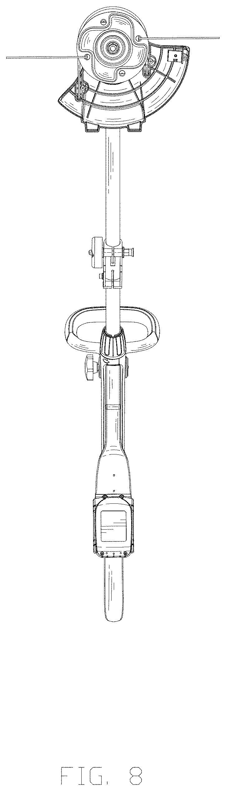 Patent USD1001160 Figure 8 – Lawn mower