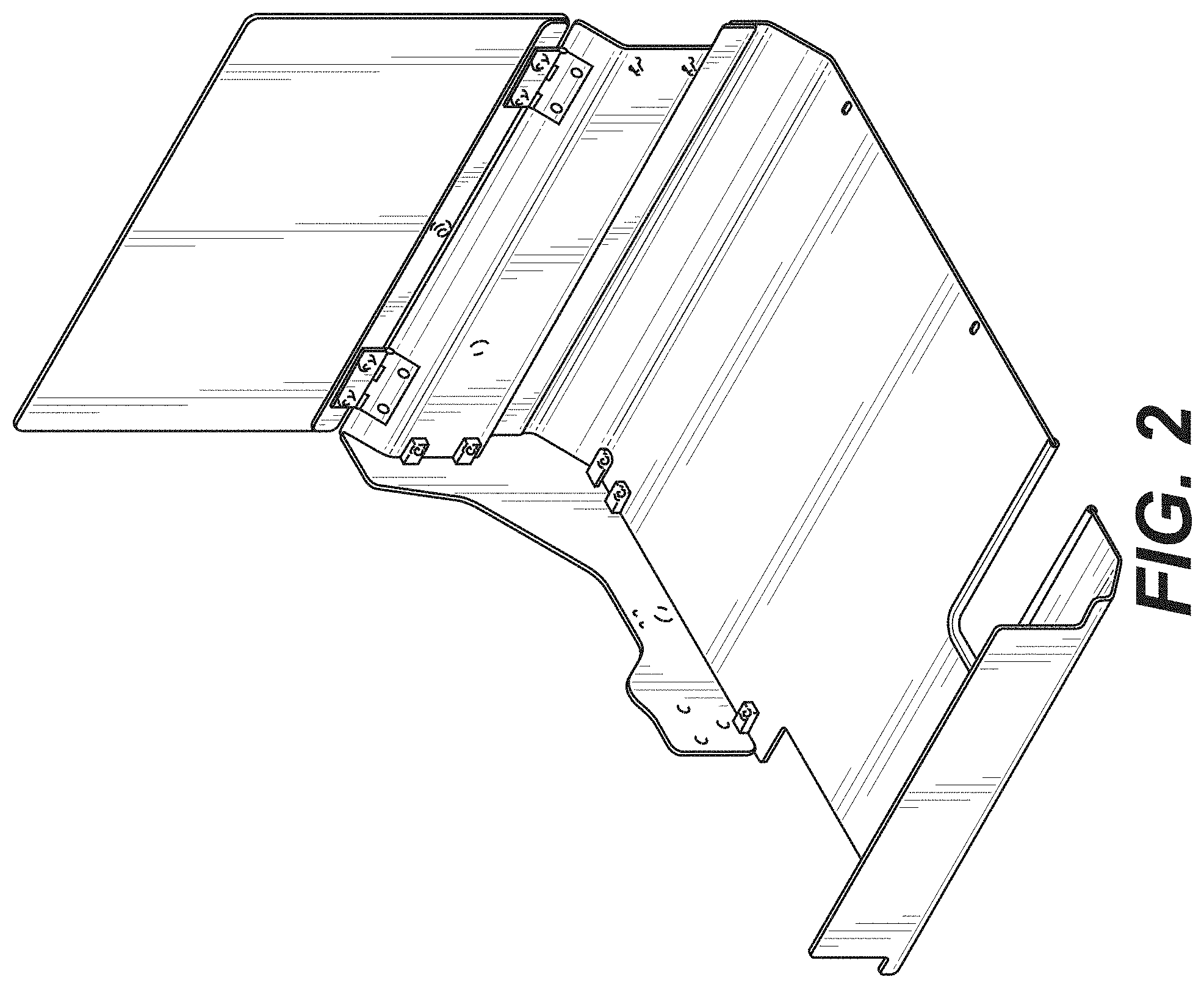 Patent USD1001161 Figure 2 – Screed component