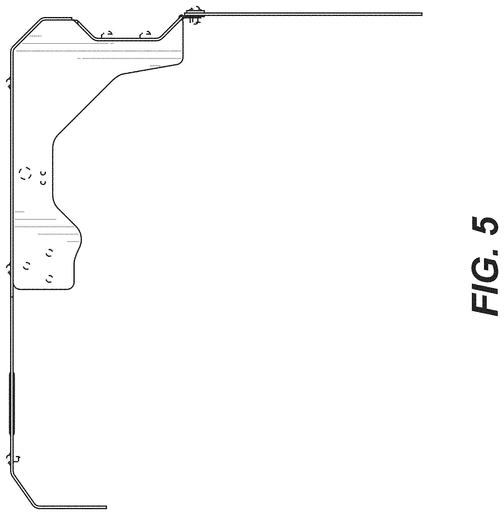 Patent USD1001161 Figure 5 – Screed component