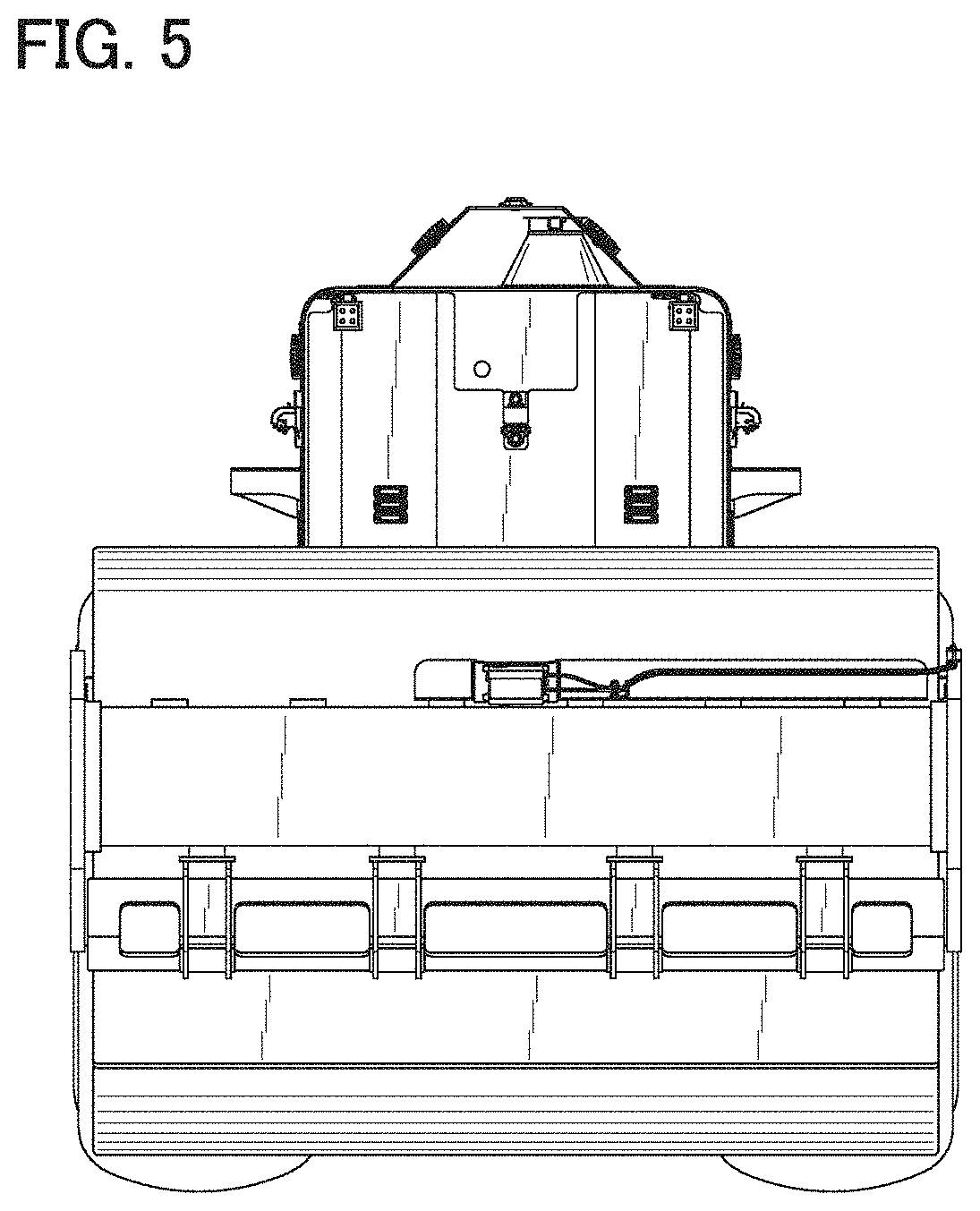 Patent USD1001162 Figure 5 – Vibrating roller