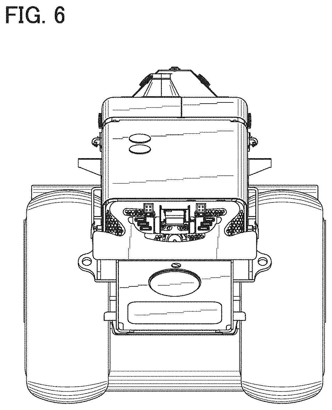 Patent USD1001162 Figure 6 – Vibrating roller