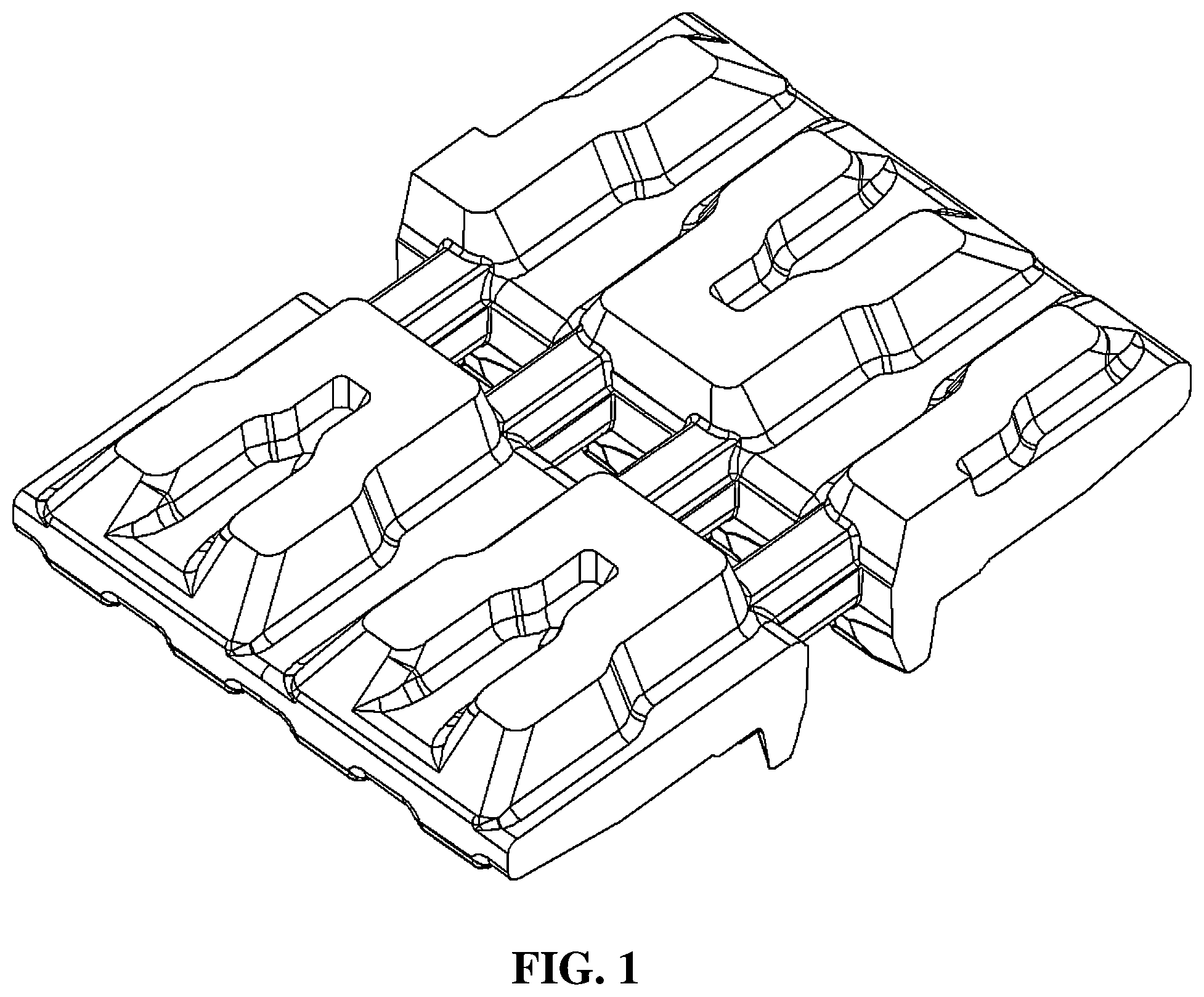 Patent USD1001163 — Rubber track — Figure 1