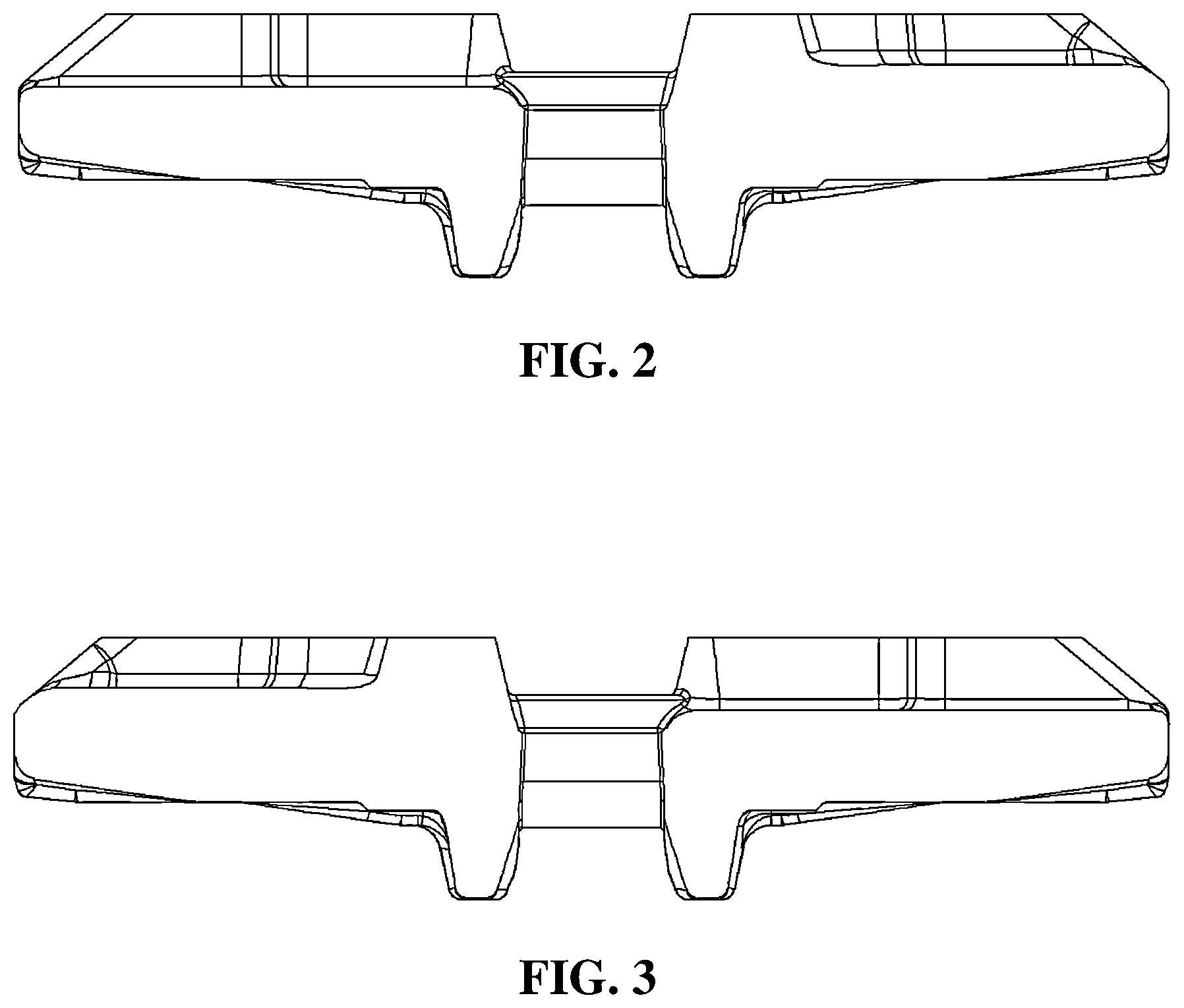 Patent USD1001163 Figure 2 – Rubber track