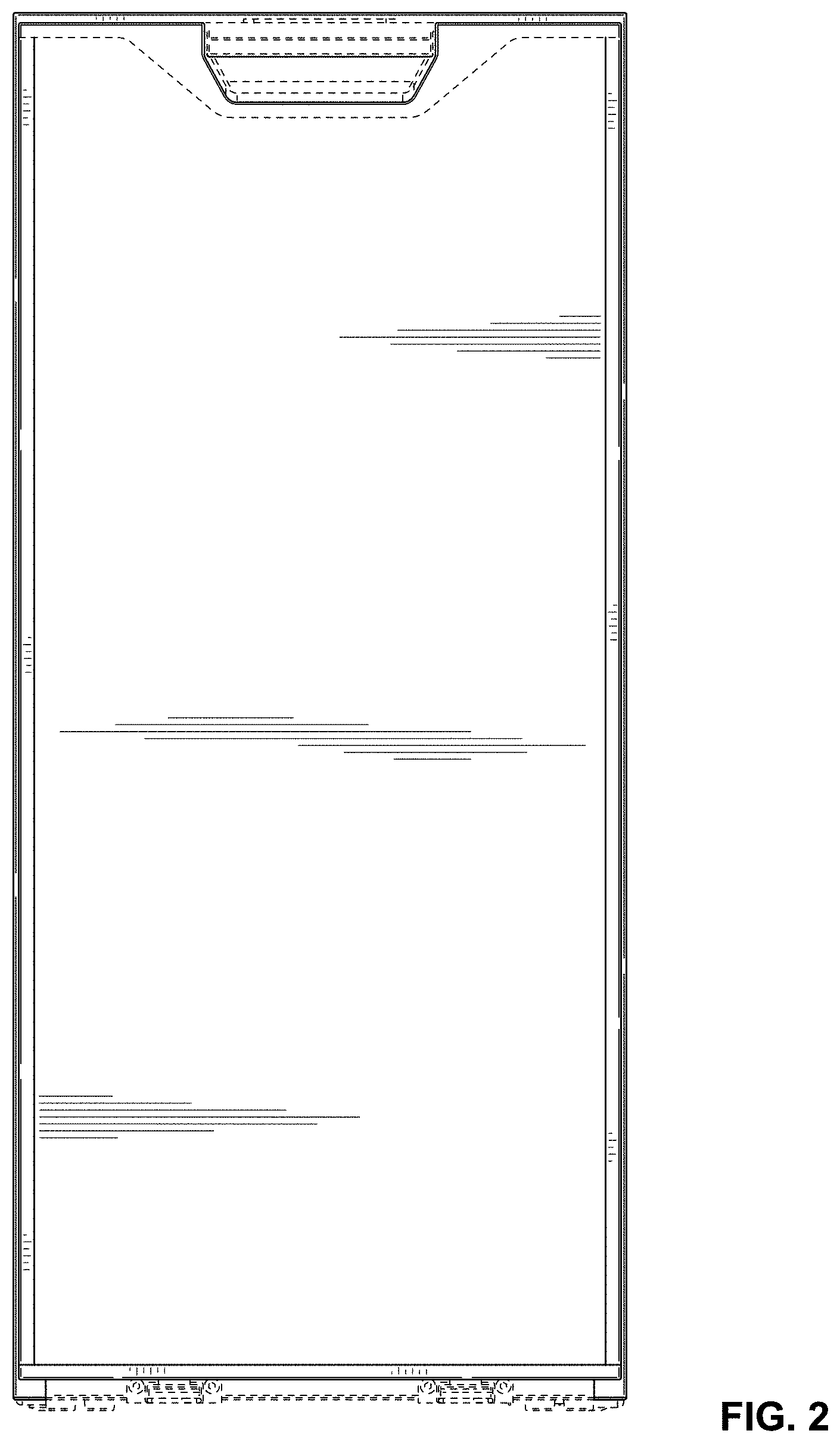 Patent USD1001165 Figure 2 – Refrigerator