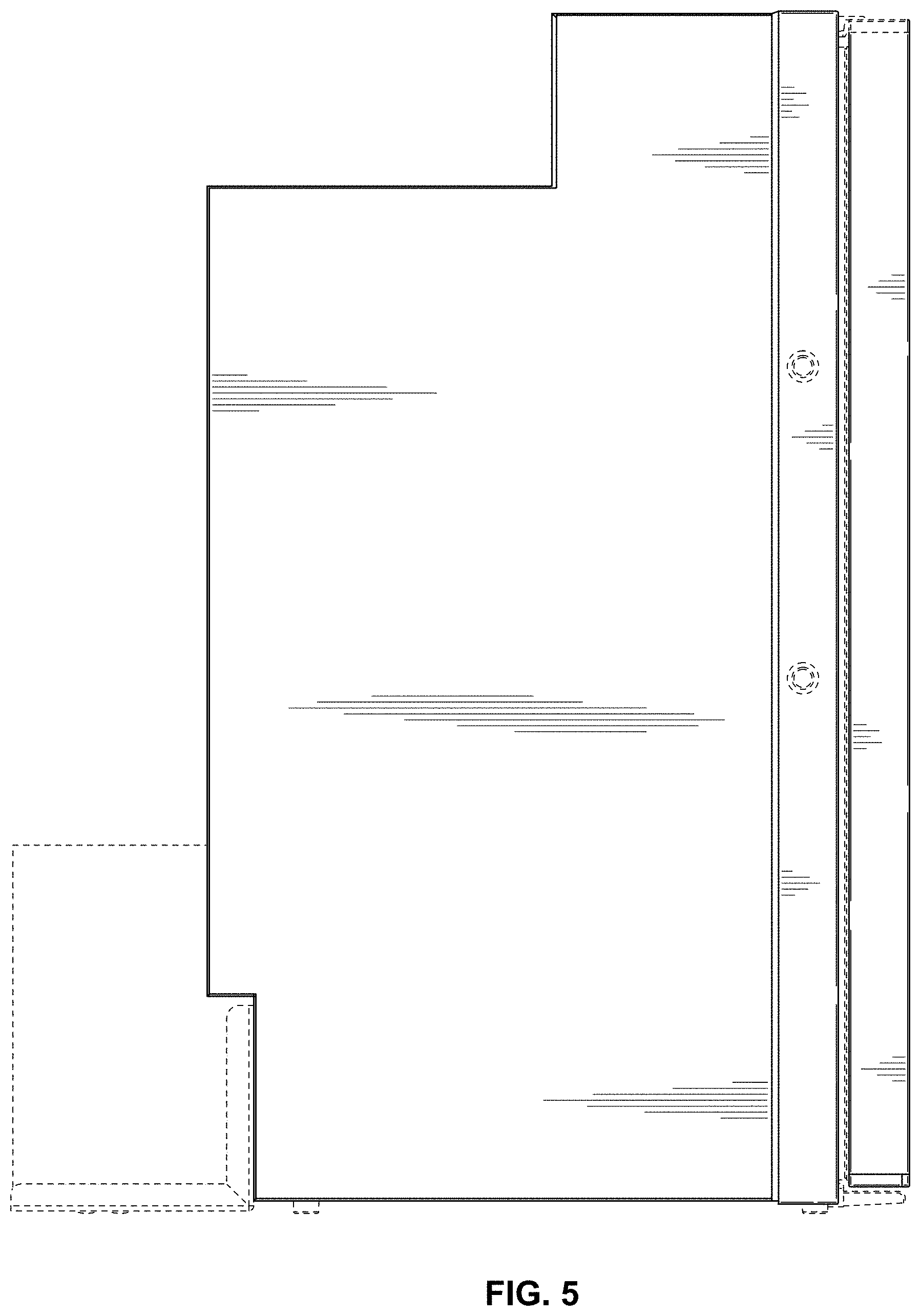 Patent USD1001165 Figure 5 – Refrigerator
