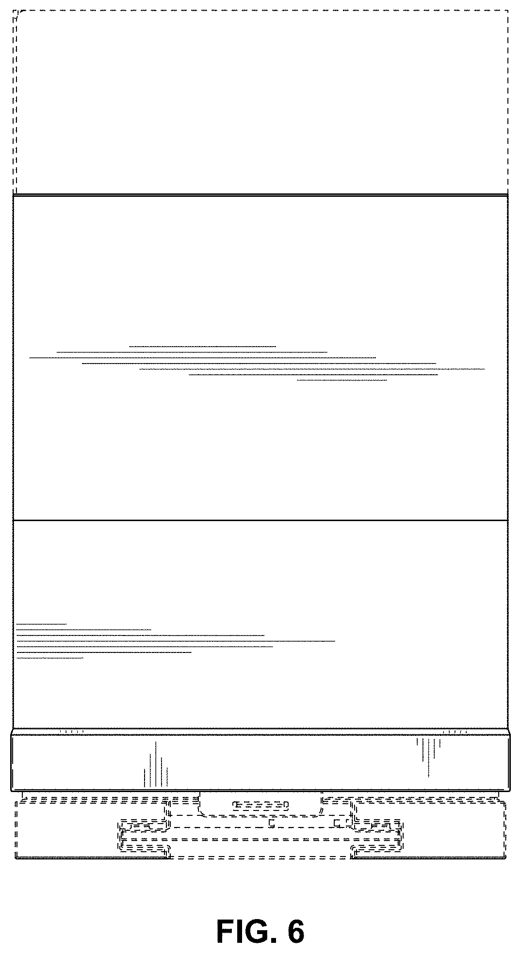 Patent USD1001165 Figure 6 – Refrigerator