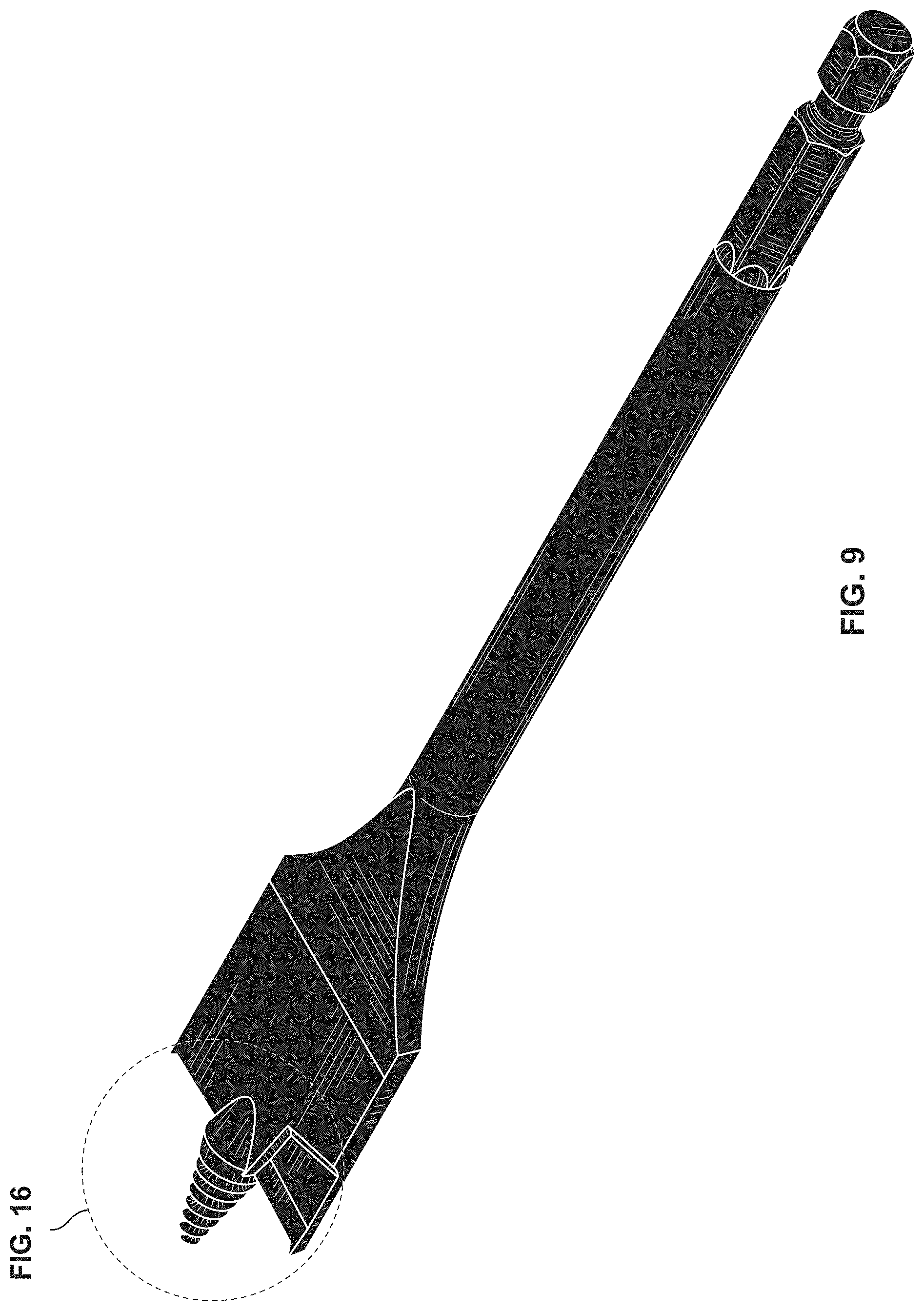 Patent USD1001166 Figure 5 – Tool bit