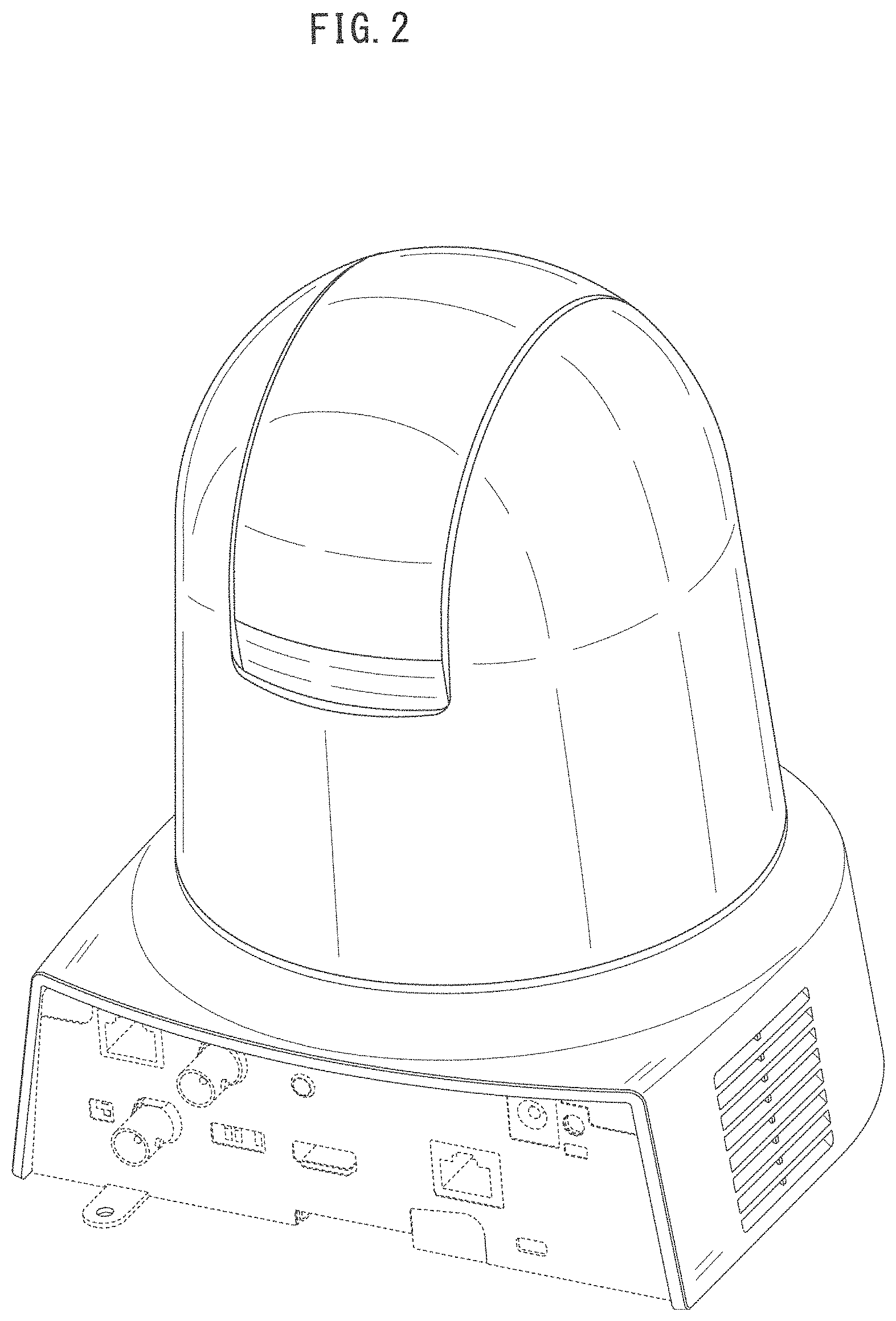 Patent USD1001173 Figure 2 – Television camera