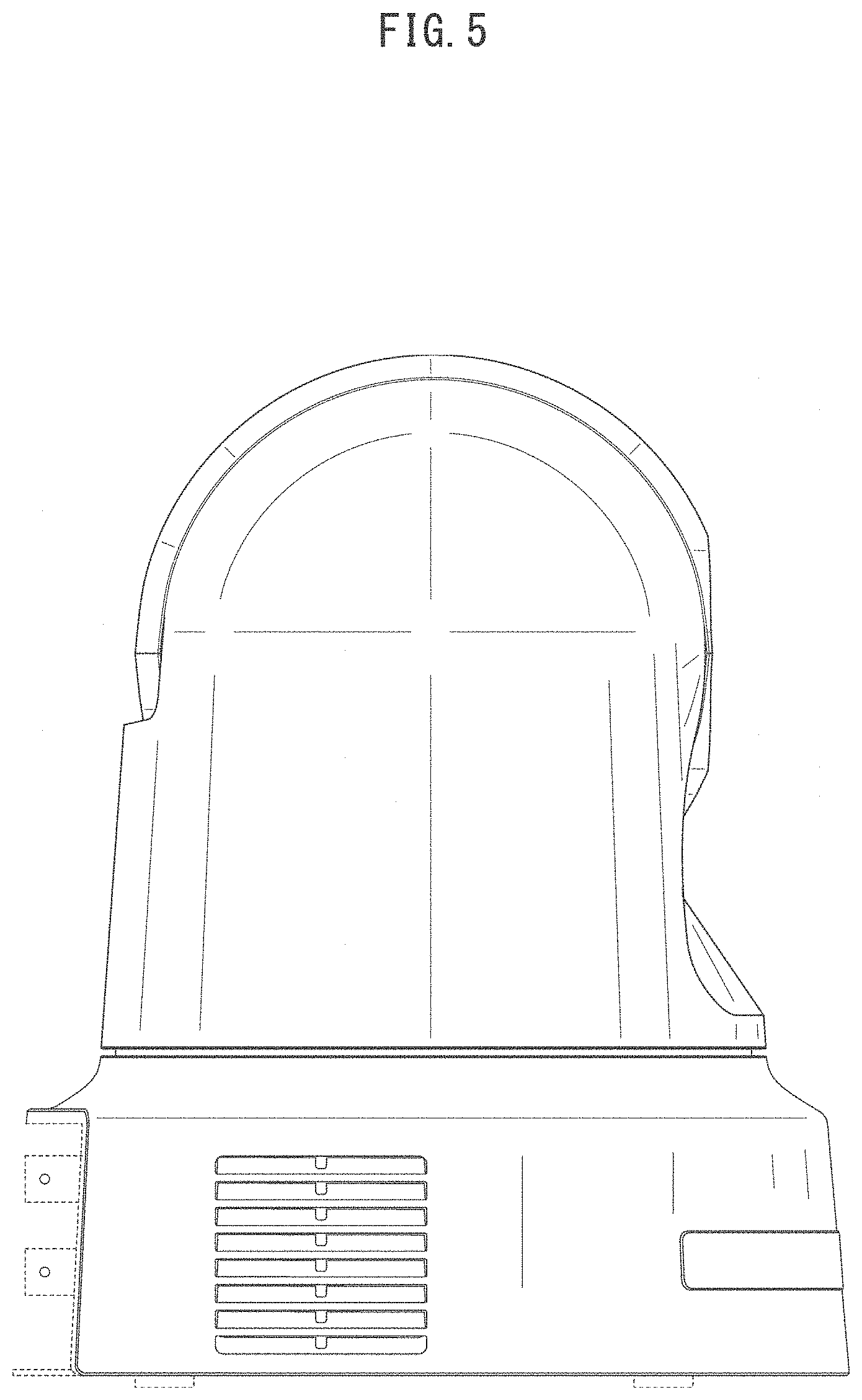 Patent USD1001173 Figure 5 – Television camera