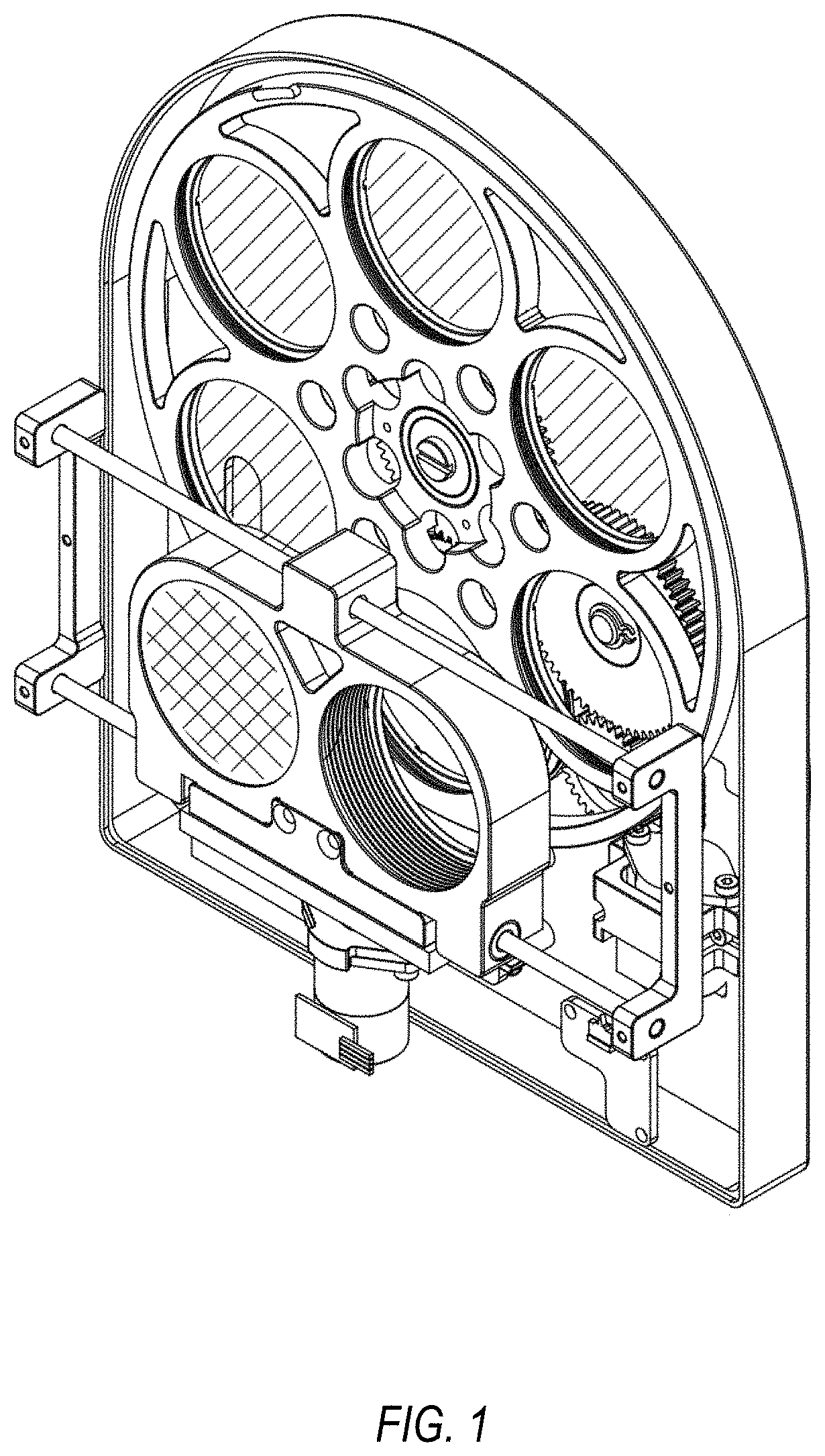 Patent USD1001178 — Camera filters with motorized lens mechanism — Figure 1