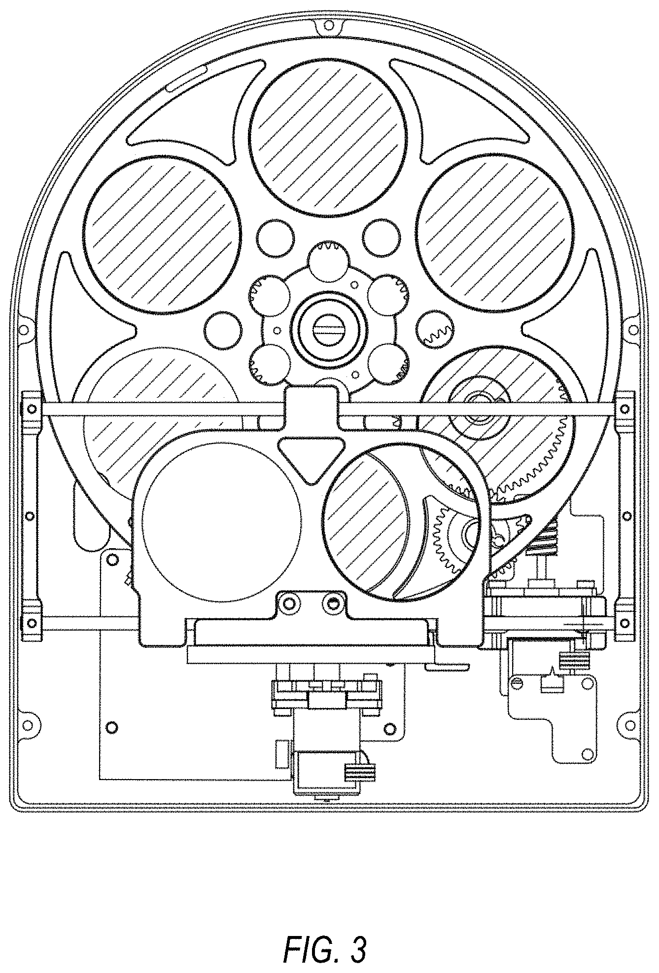Patent USD1001178 Figure 3 – Camera filters with motorized lens mechanism
