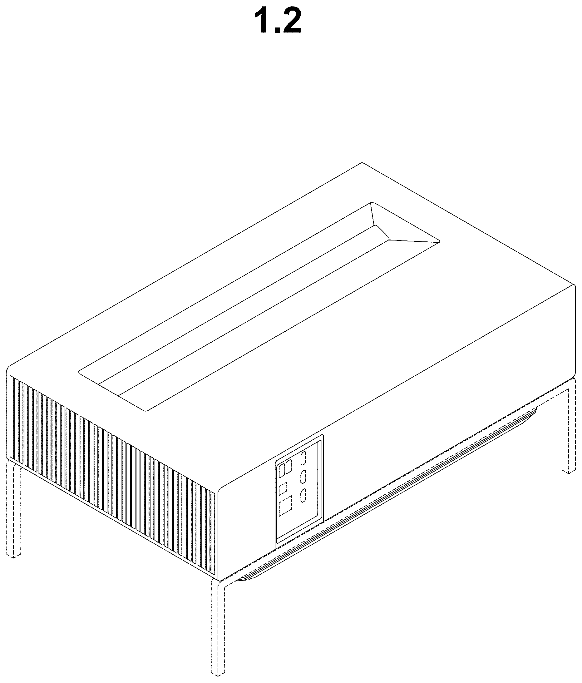 Patent USD1001179 Figure 2 – Projector
