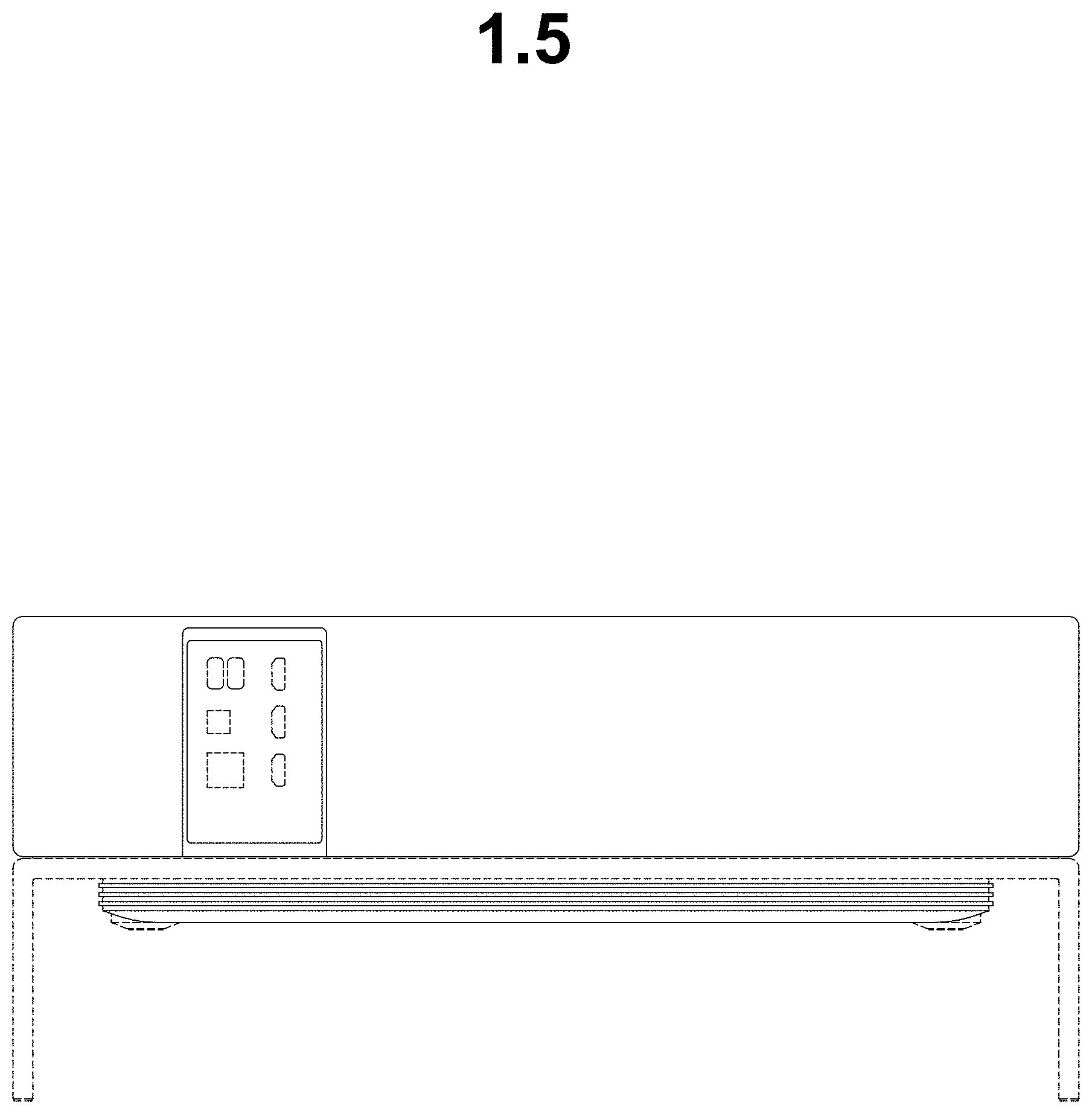 Patent USD1001179 Figure 5 – Projector