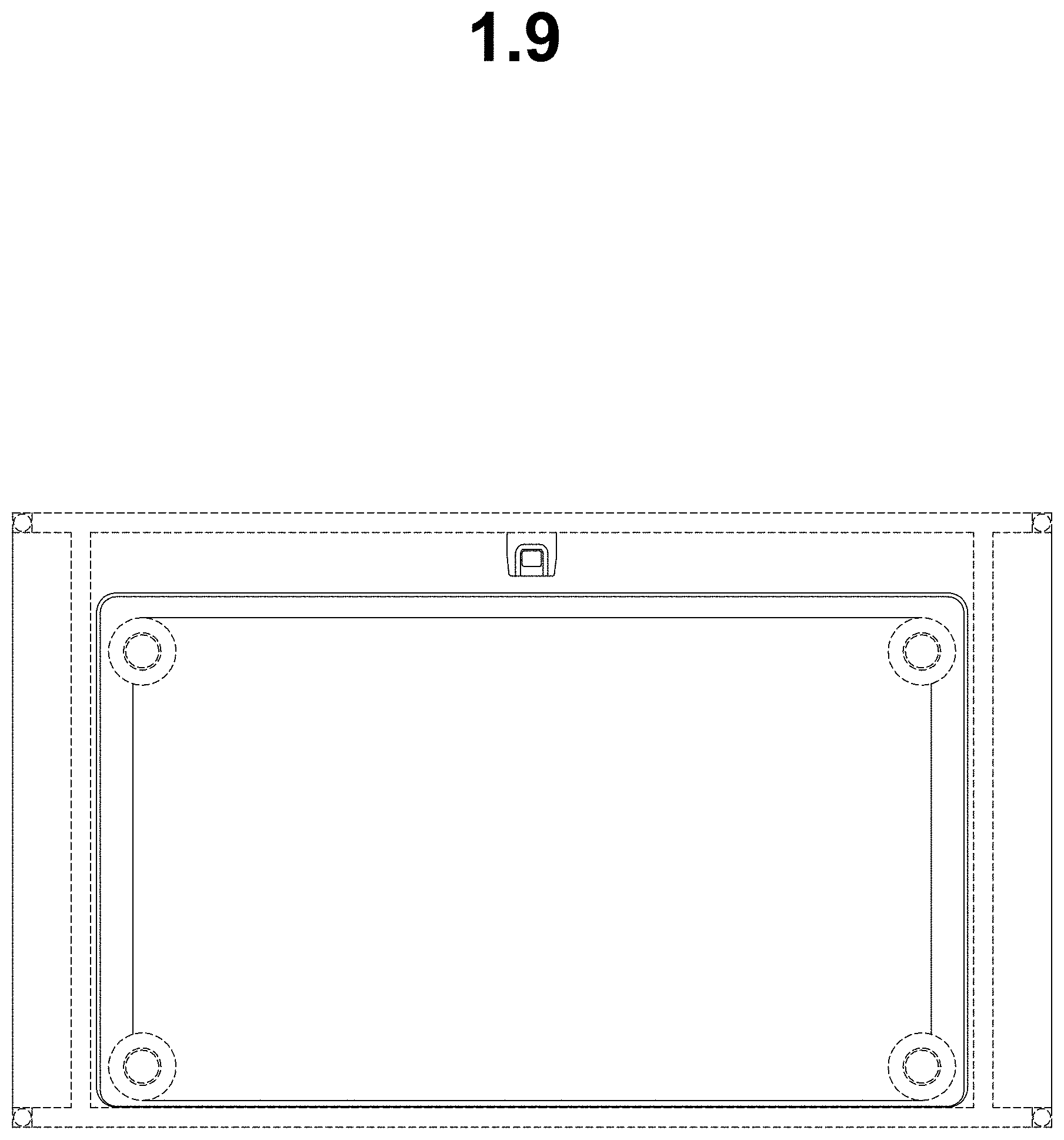 Patent USD1001179 Figure 9 – Projector