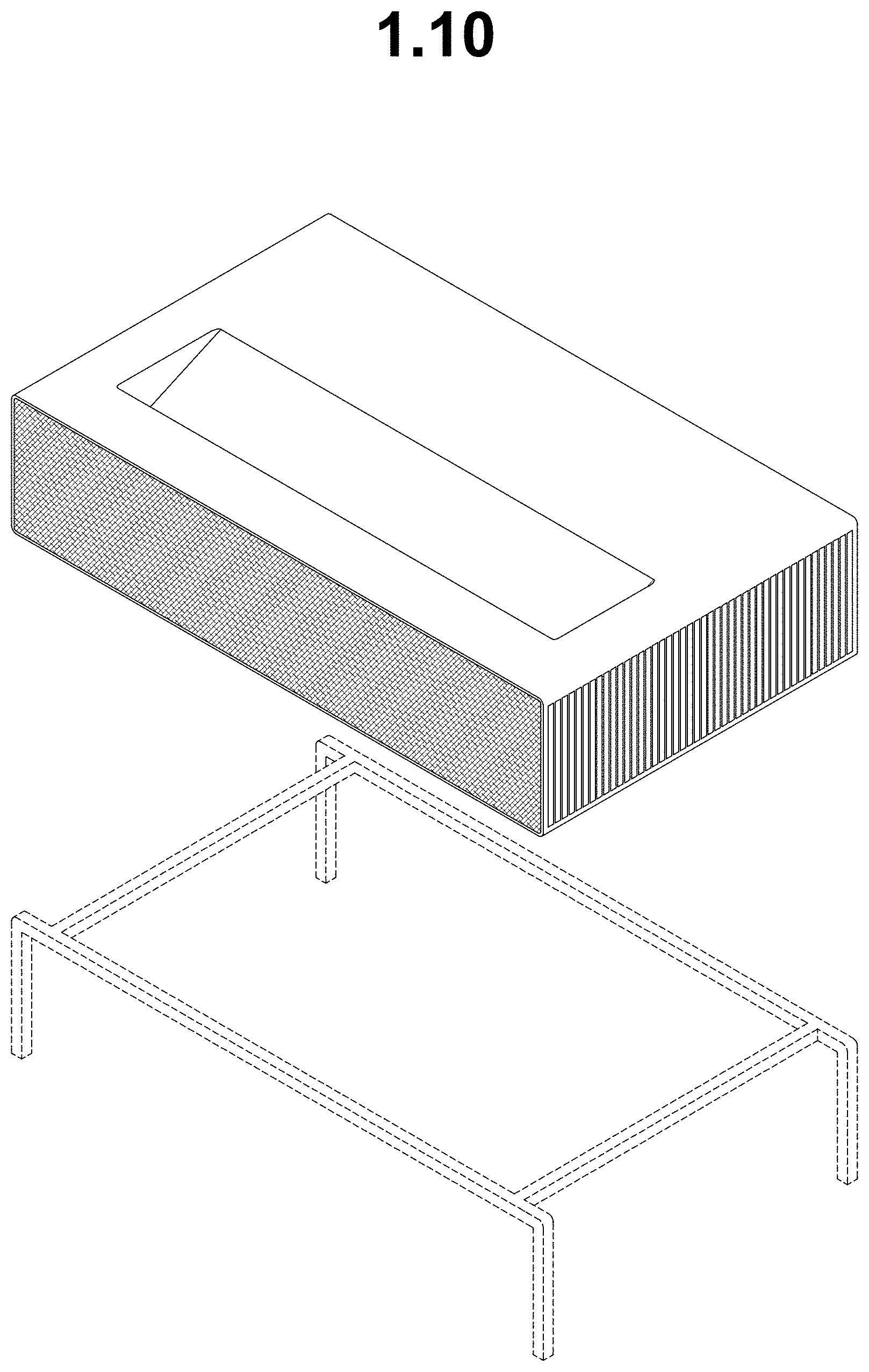 Patent USD1001179 Figure 10 – Projector