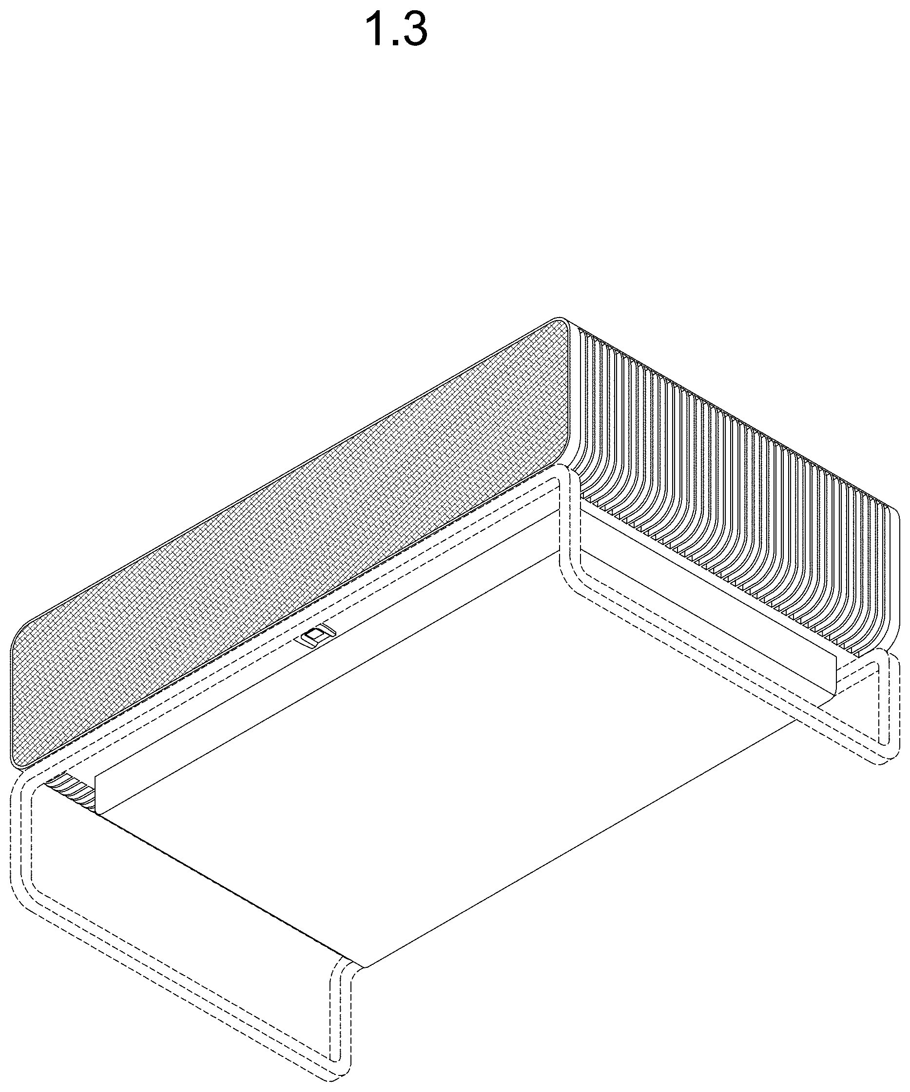 Patent USD1001180 Figure 3 – Projector