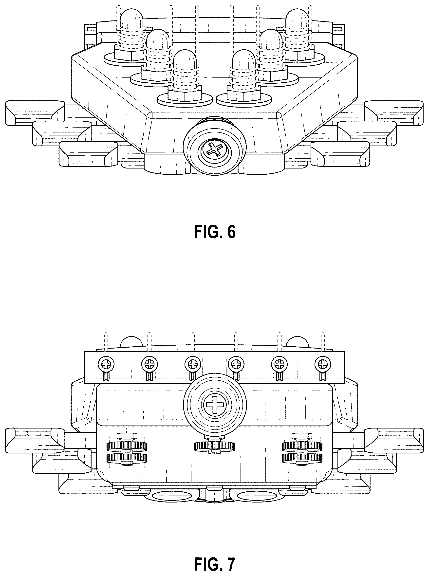 Patent USD1001182 Figure 4 – Folding travel guitar