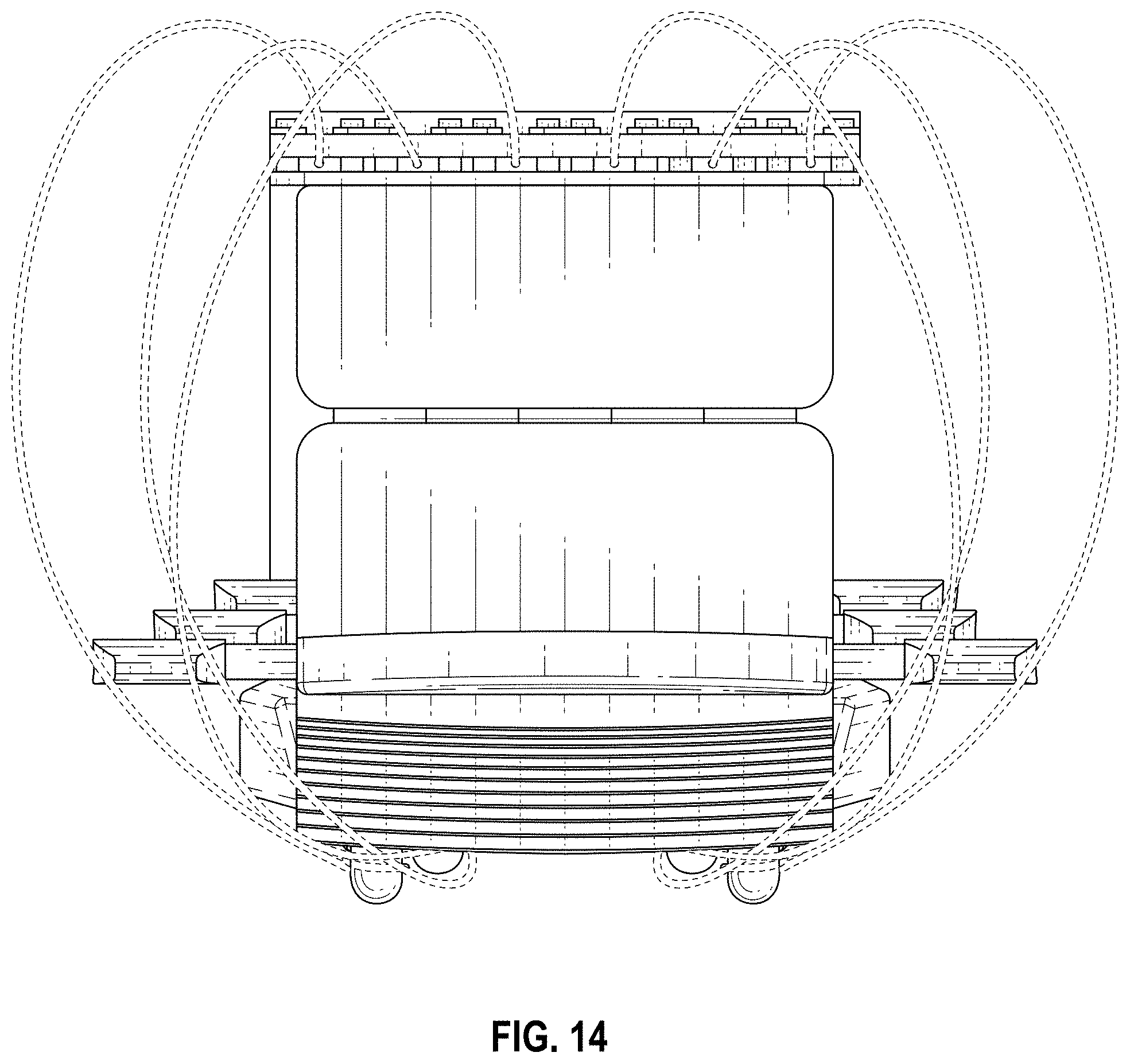 Patent USD1001182 Figure 11 – Folding travel guitar