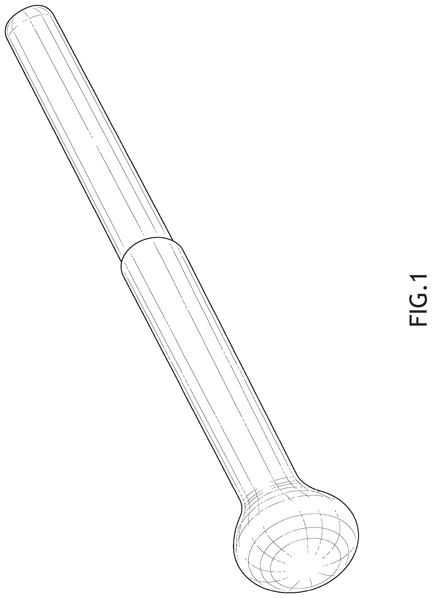 Patent USD1001185 Figure 1 – Mallet