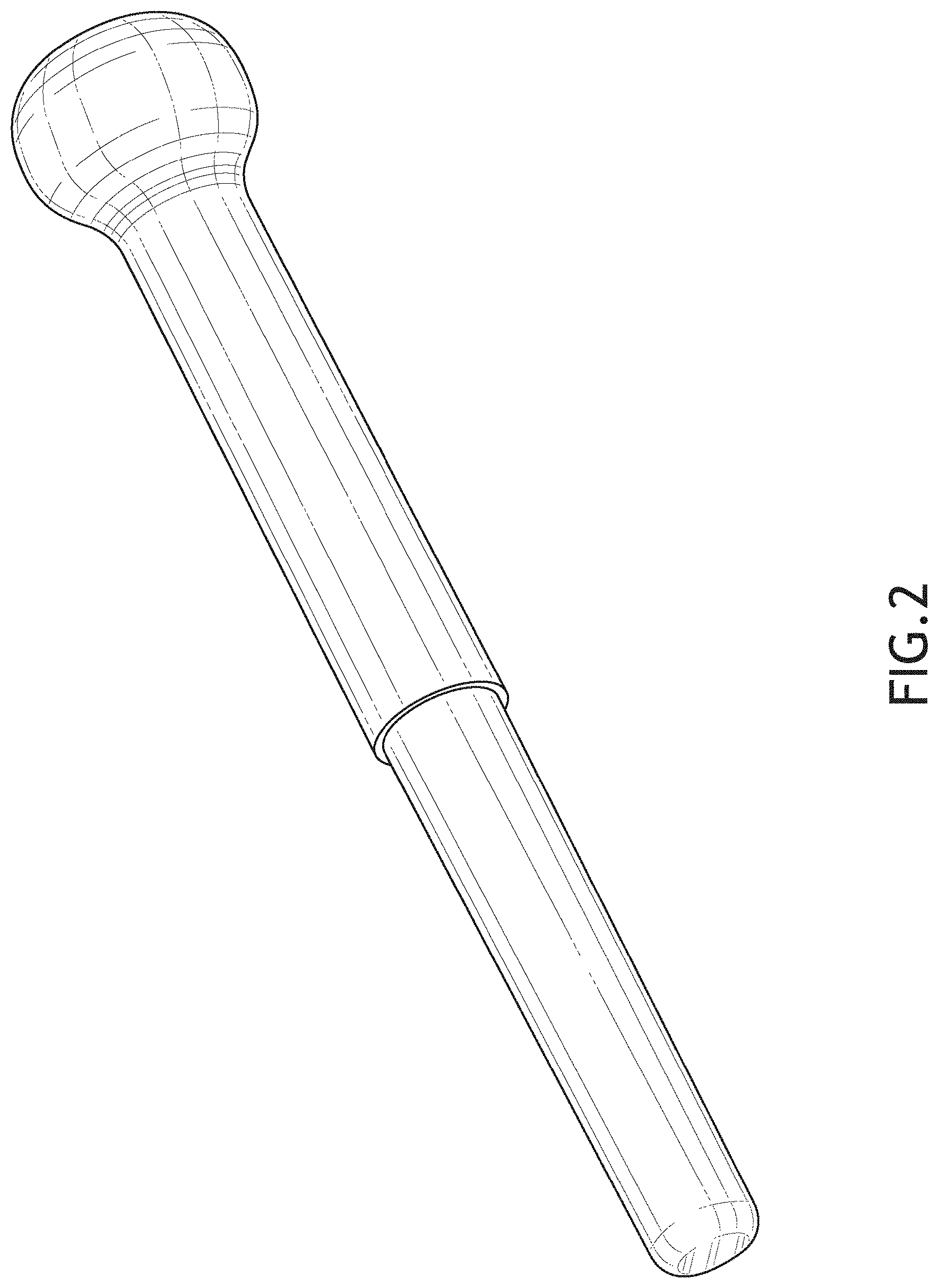 Patent USD1001185 Figure 2 – Mallet