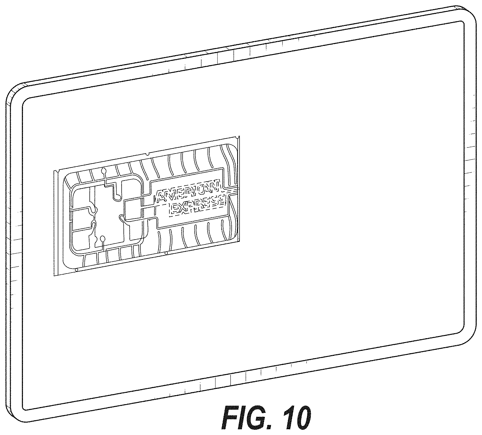 Patent USD1001186 Figure 7 – Transaction card