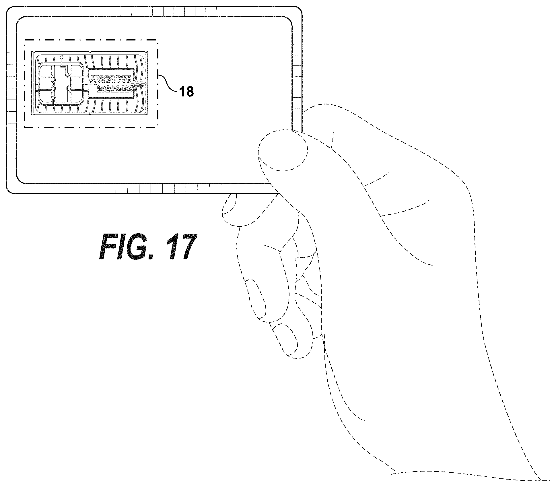 Patent USD1001186 Figure 11 – Transaction card