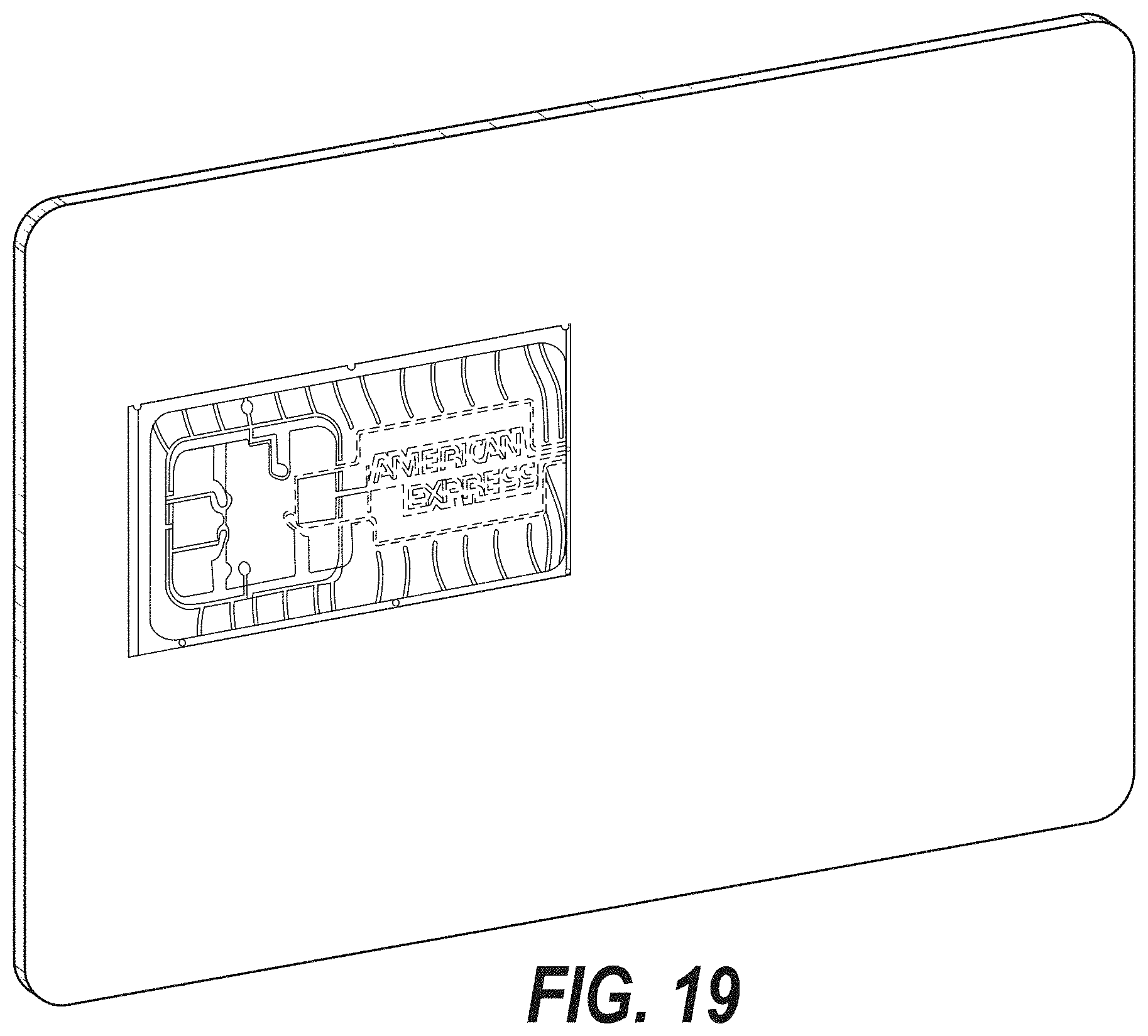 Patent USD1001186 Figure 13 – Transaction card